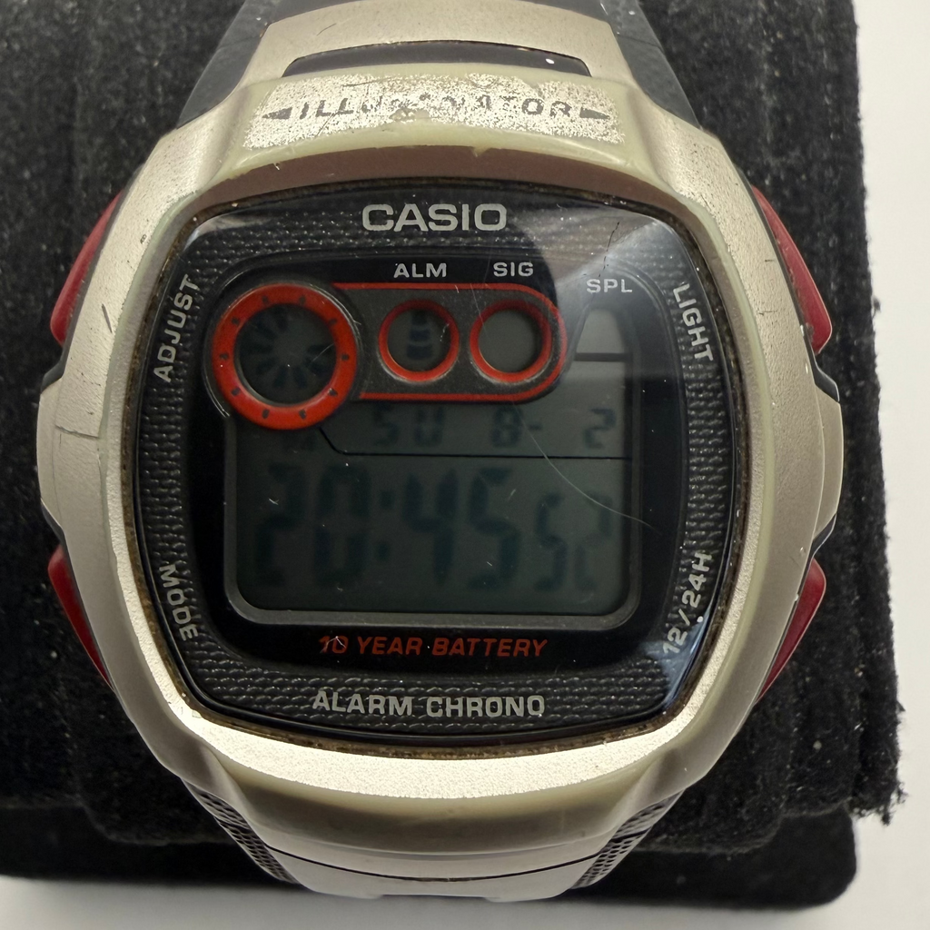 Casio W-210 Digital Alarm Chronograph Watch 10 Year Battery (Fully Tested and Working)- £12.50