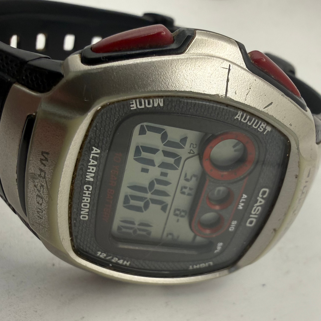 Casio W-210 Digital Alarm Chronograph Watch 10 Year Battery (Fully Tested and Working)- £12.50