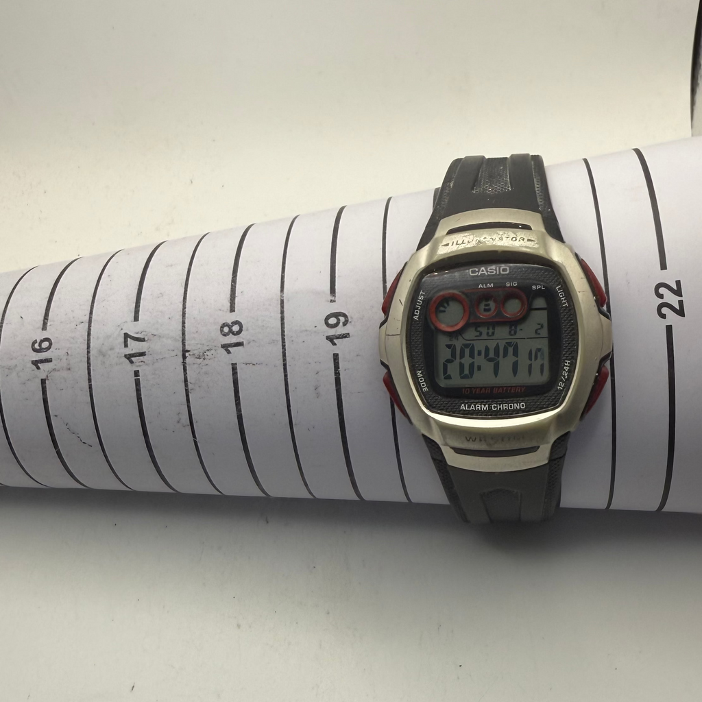 Casio W-210 Digital Alarm Chronograph Watch 10 Year Battery (Fully Tested and Working)- £12.50