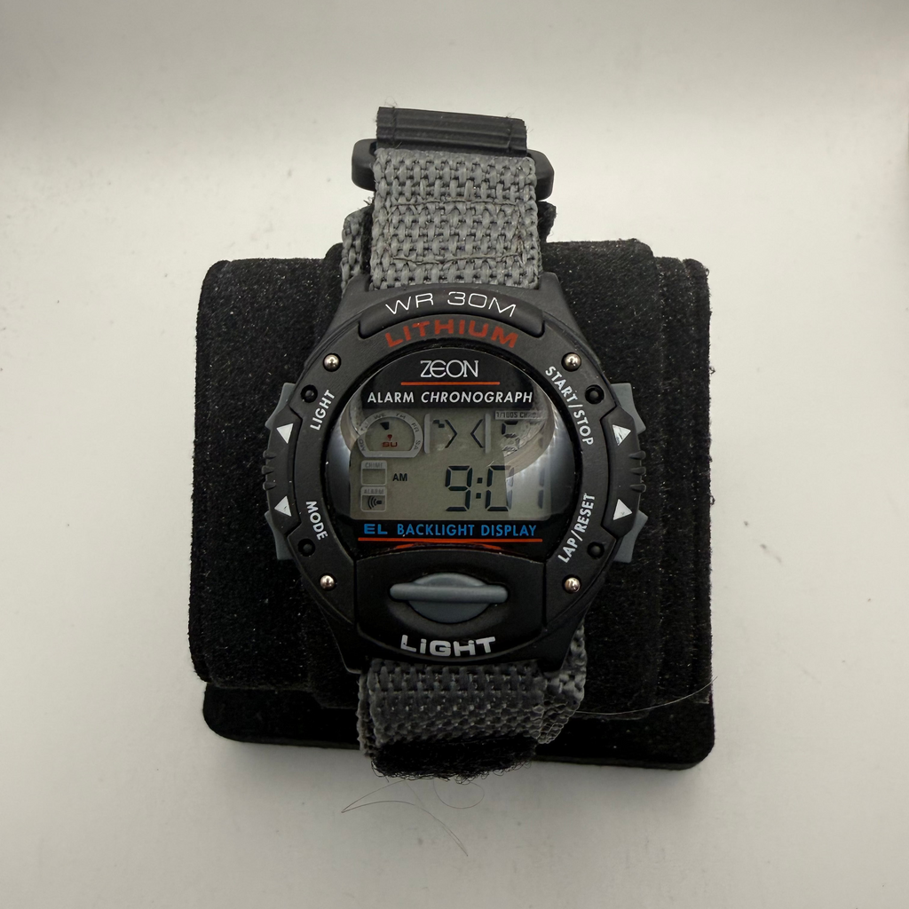 Vintage Zeon Alarm Chronograph Digital Watch WR30M (Fully Tested and Working)- £12.00