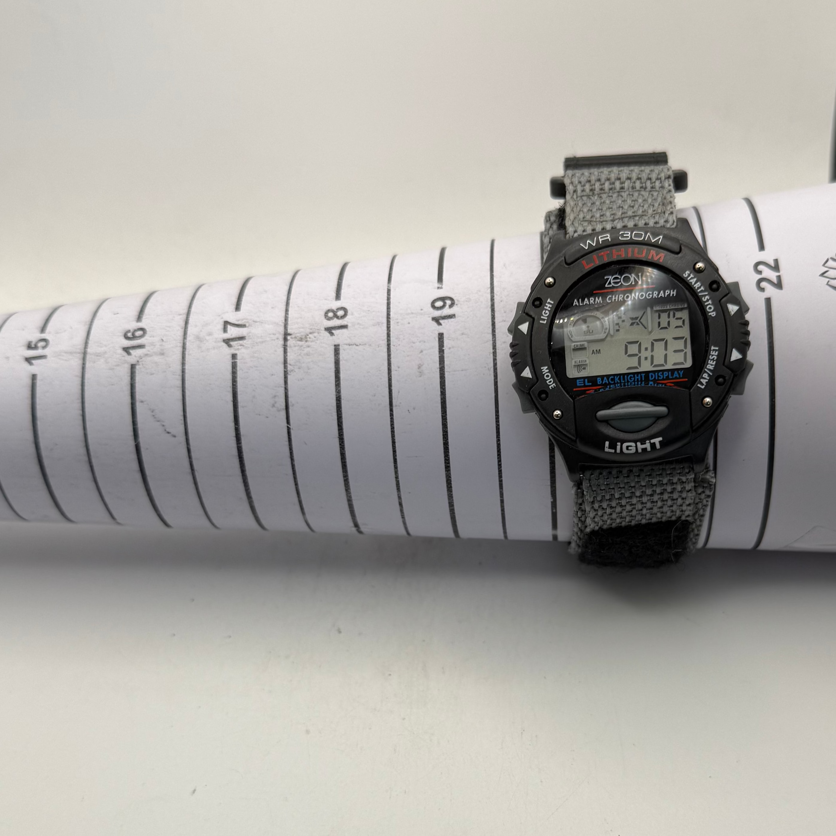Vintage Zeon Alarm Chronograph Digital Watch WR30M (Fully Tested and Working)- £12.00