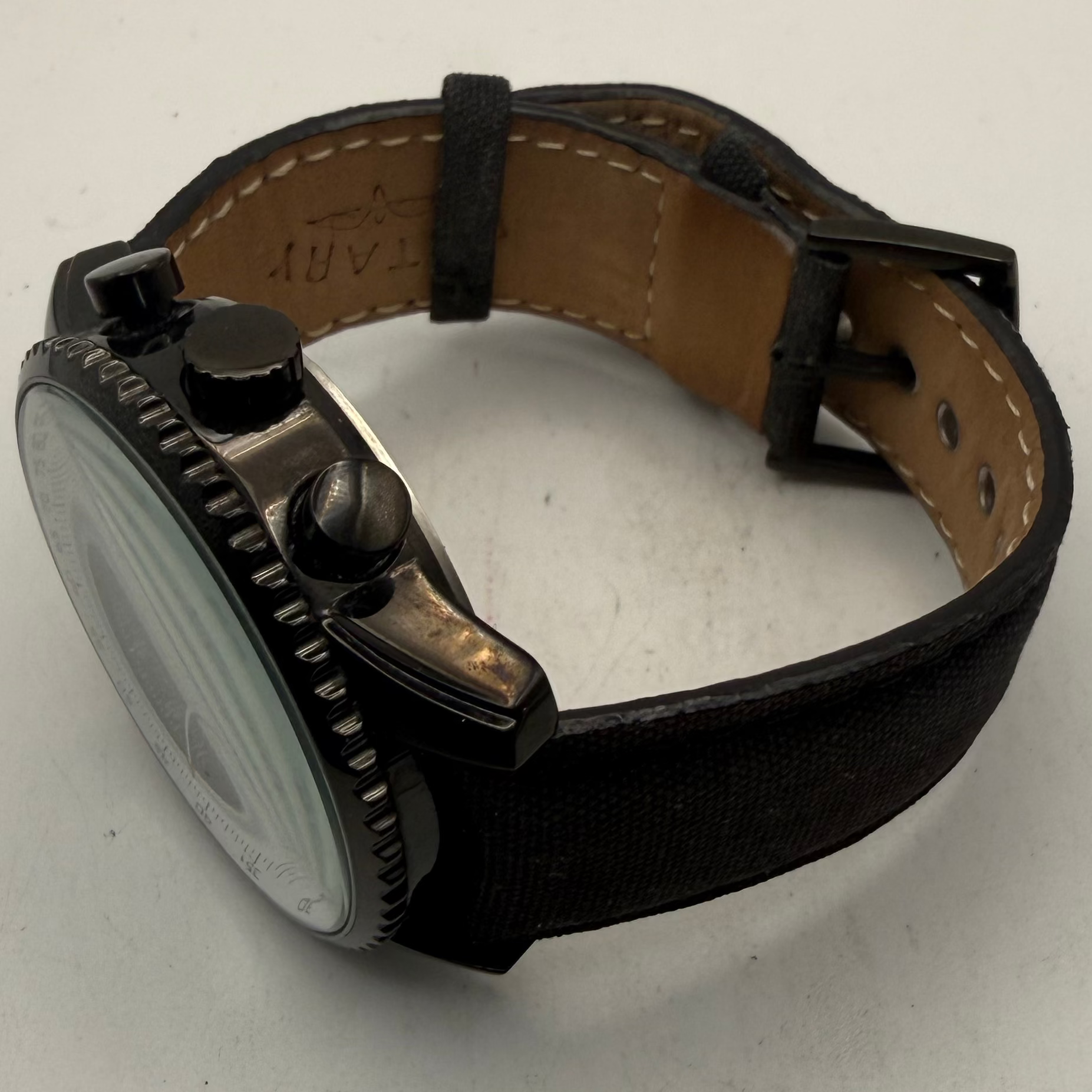 Rotary GS00212/04 Chronograph Men's Watch Black PVD 46mm (Fully Tested and Working)- £100.00