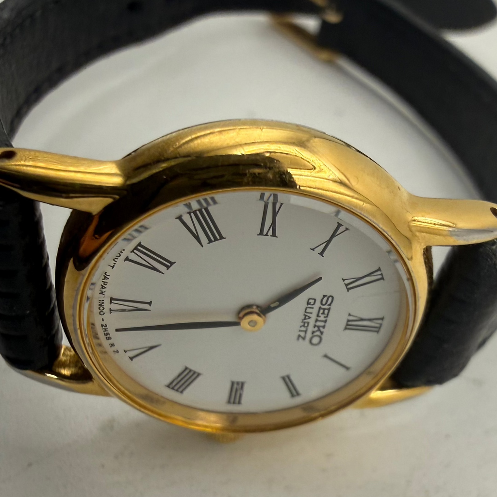 Vintage Seiko Quartz Ladies Gold Tone Dress Watch 1N00-0F60 (Fully Tested and Working)- £25.00
