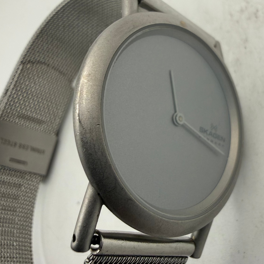 Skagen Denmark Ultra Slim Stainless Steel Mesh Bracelet Watch 35mm (Fully Tested and Working)- £35.00