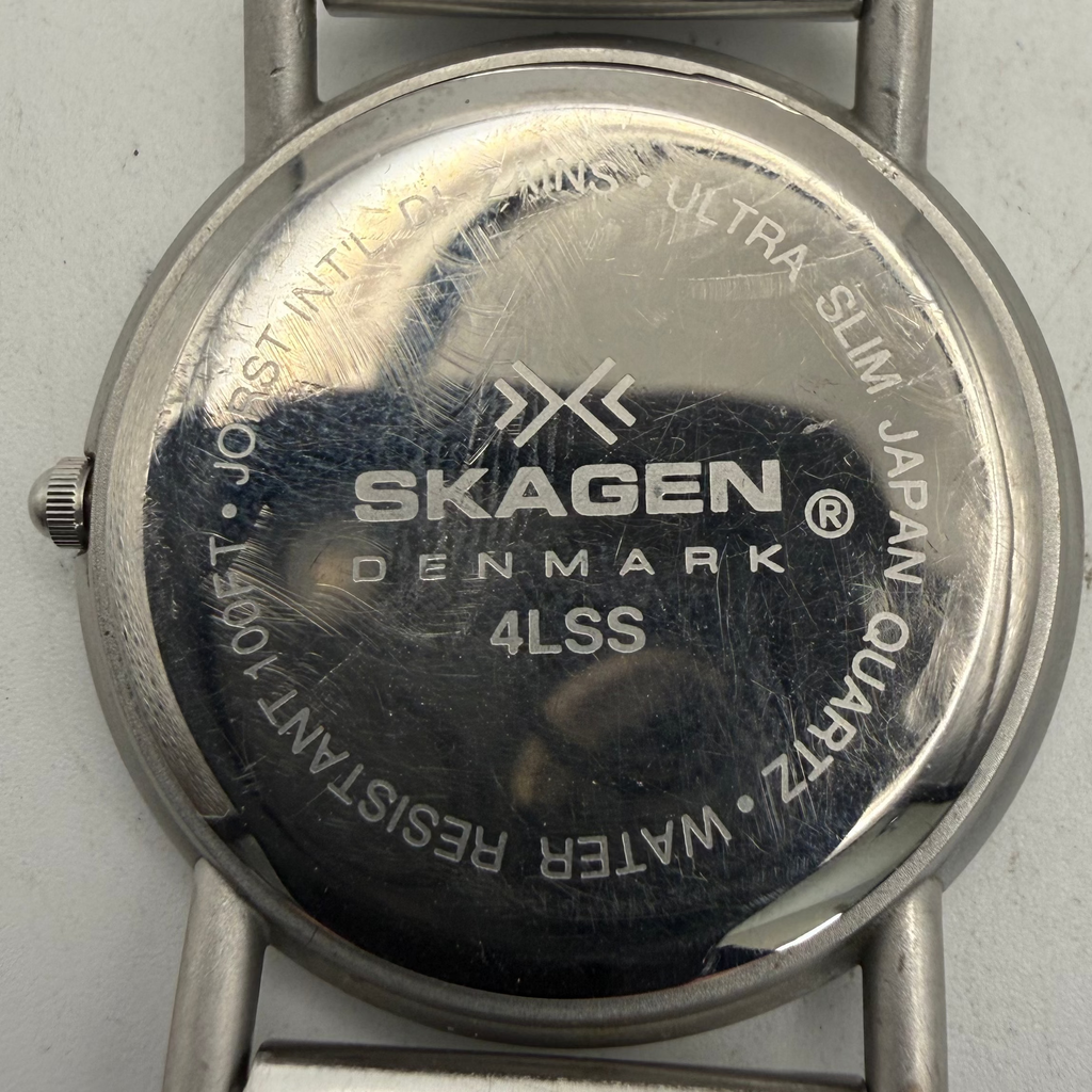Skagen Denmark Ultra Slim Stainless Steel Mesh Bracelet Watch 35mm (Fully Tested and Working)- £35.00