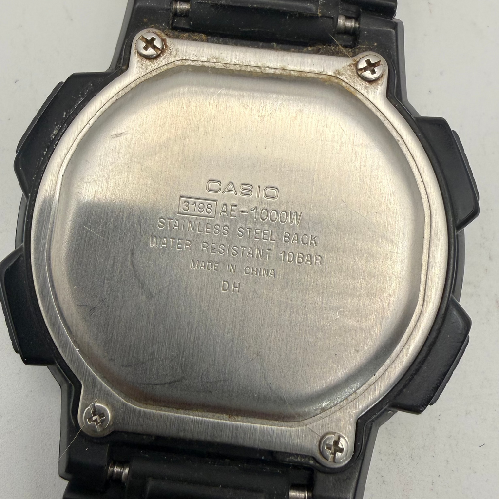 Casio AE-1000W World Time Digital Watch 46mm 10 Year Battery WR100M (Fully Tested and Working- £25.00)