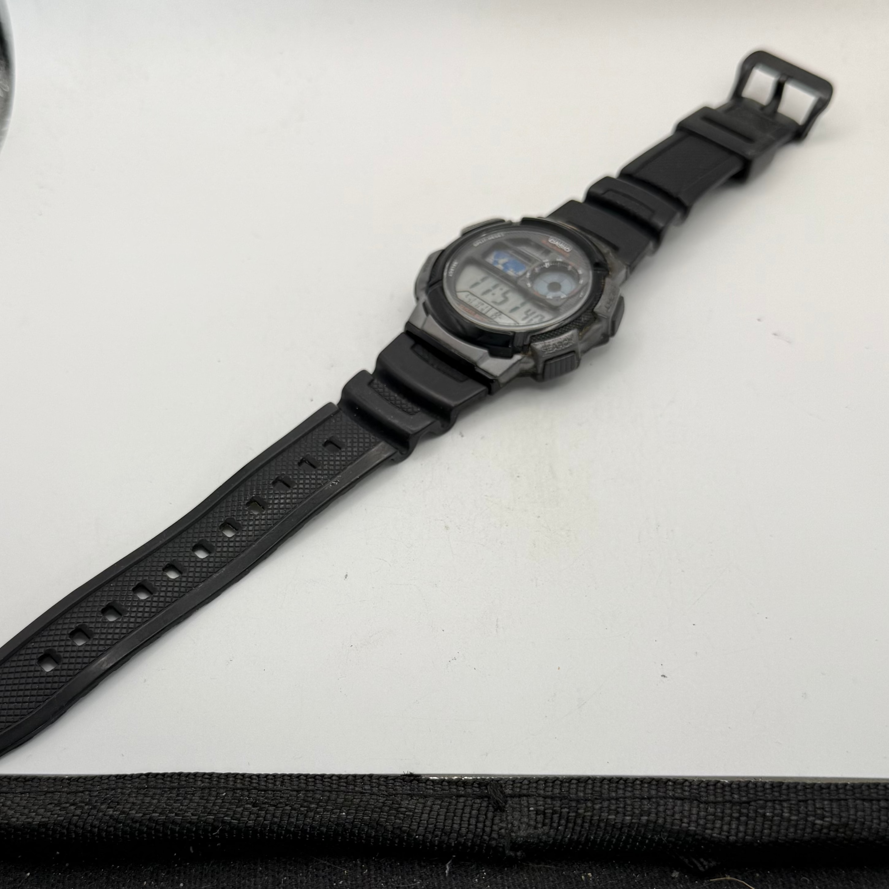 Casio AE-1000W World Time Digital Watch 46mm 10 Year Battery WR100M (Fully Tested and Working- £25.00)