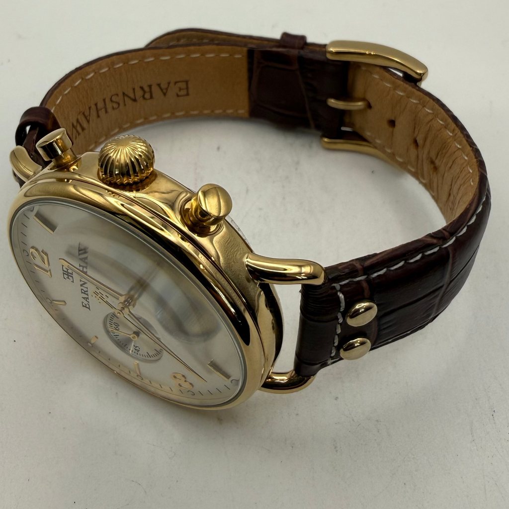 Thomas Earnshaw 1805 WB131600 Gold Tone Chronograph 47mm Boxed (Fully Tested and Working)- £80.00