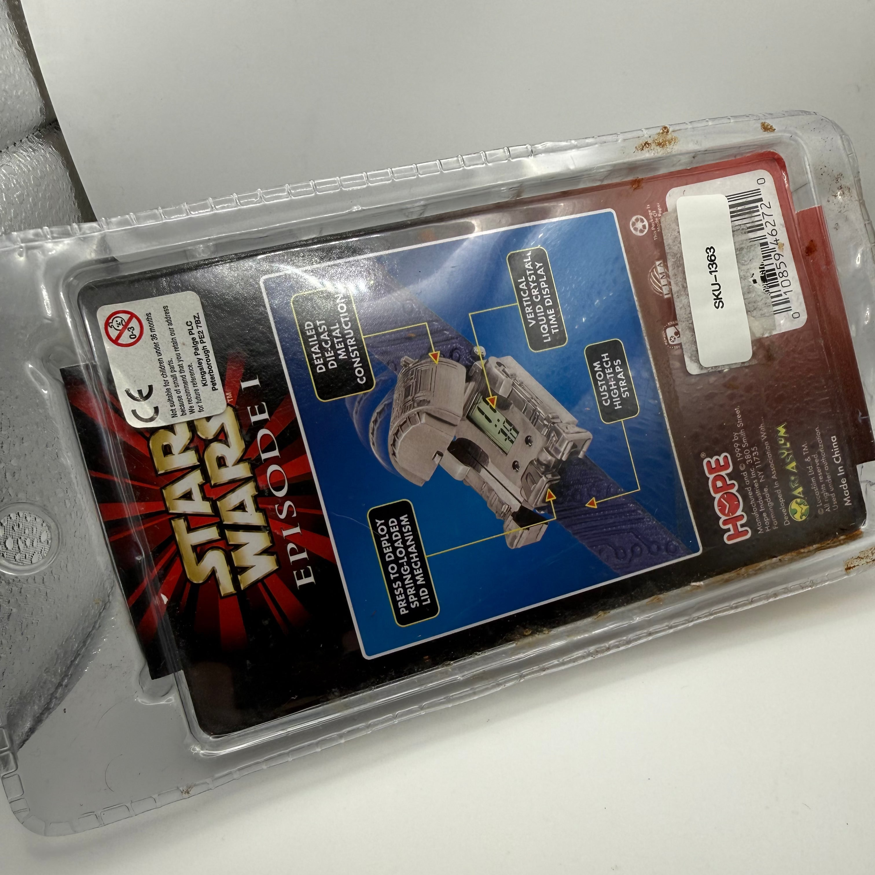 Star Wars Episode I R2-D2 Die-Cast Watch (1999) – New & Sealed Collectible- £49.99