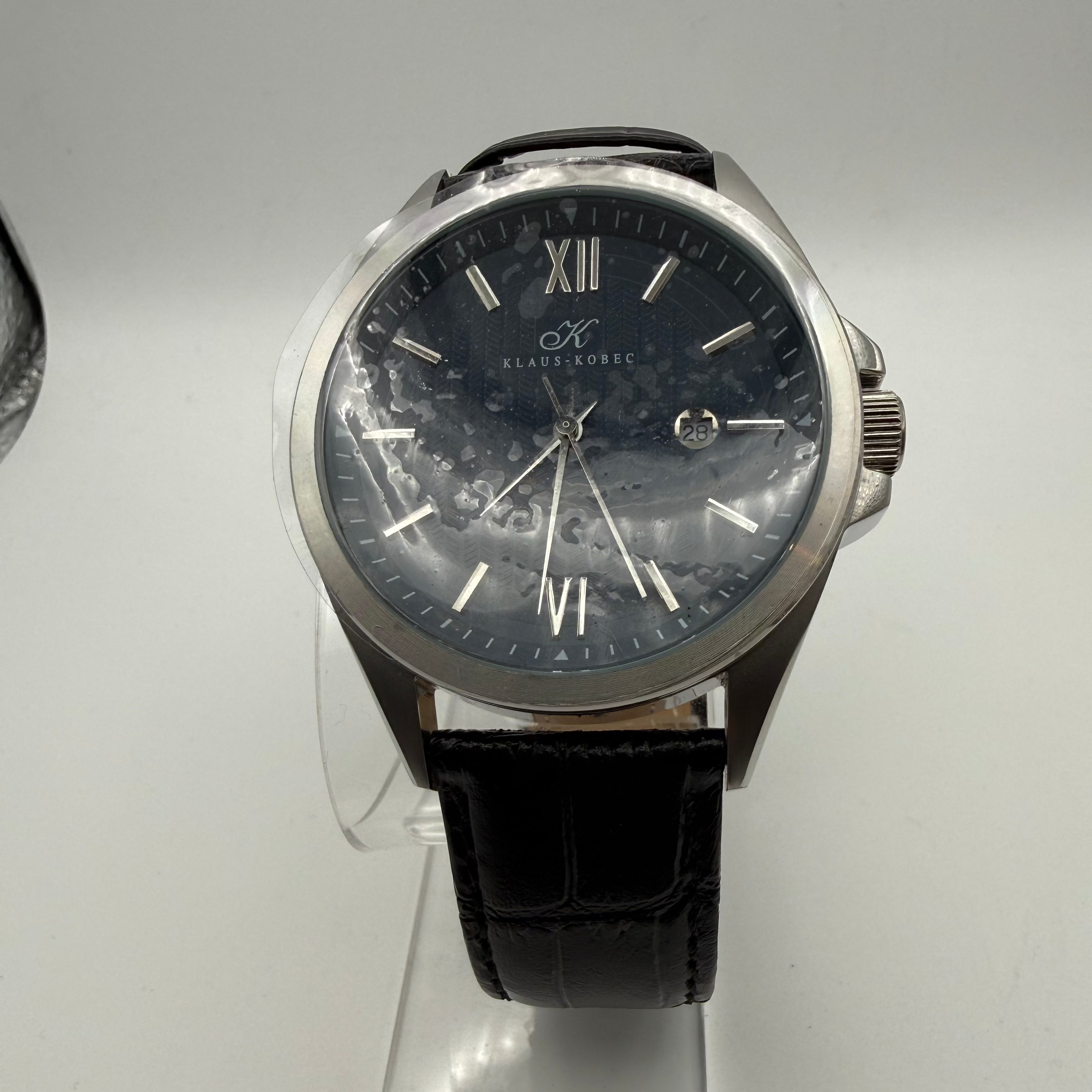 Klaus-Kobec Quartz Blue Dial Dress Watch- £34.95