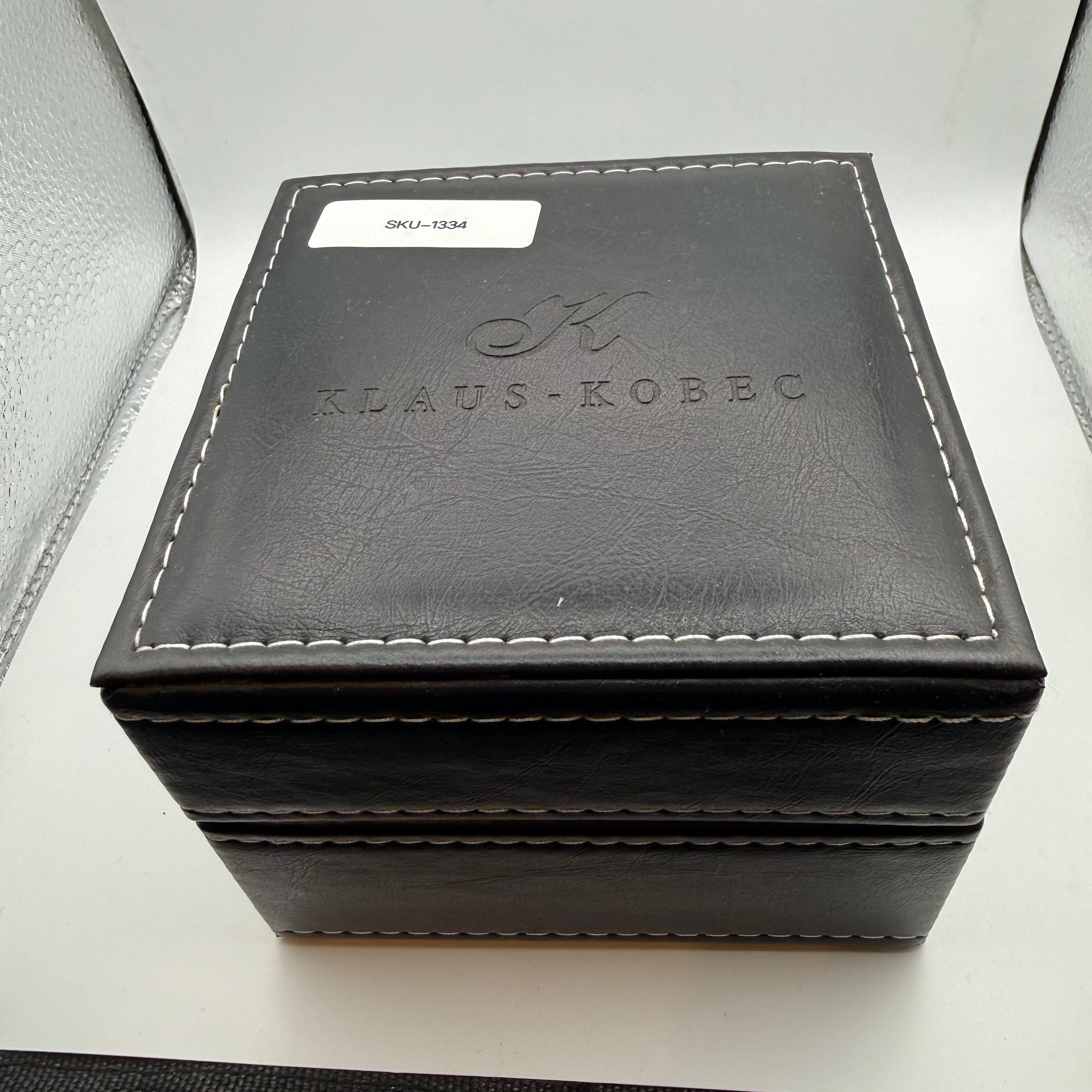 Klaus-Kobec Quartz Blue Dial Dress Watch- £34.95