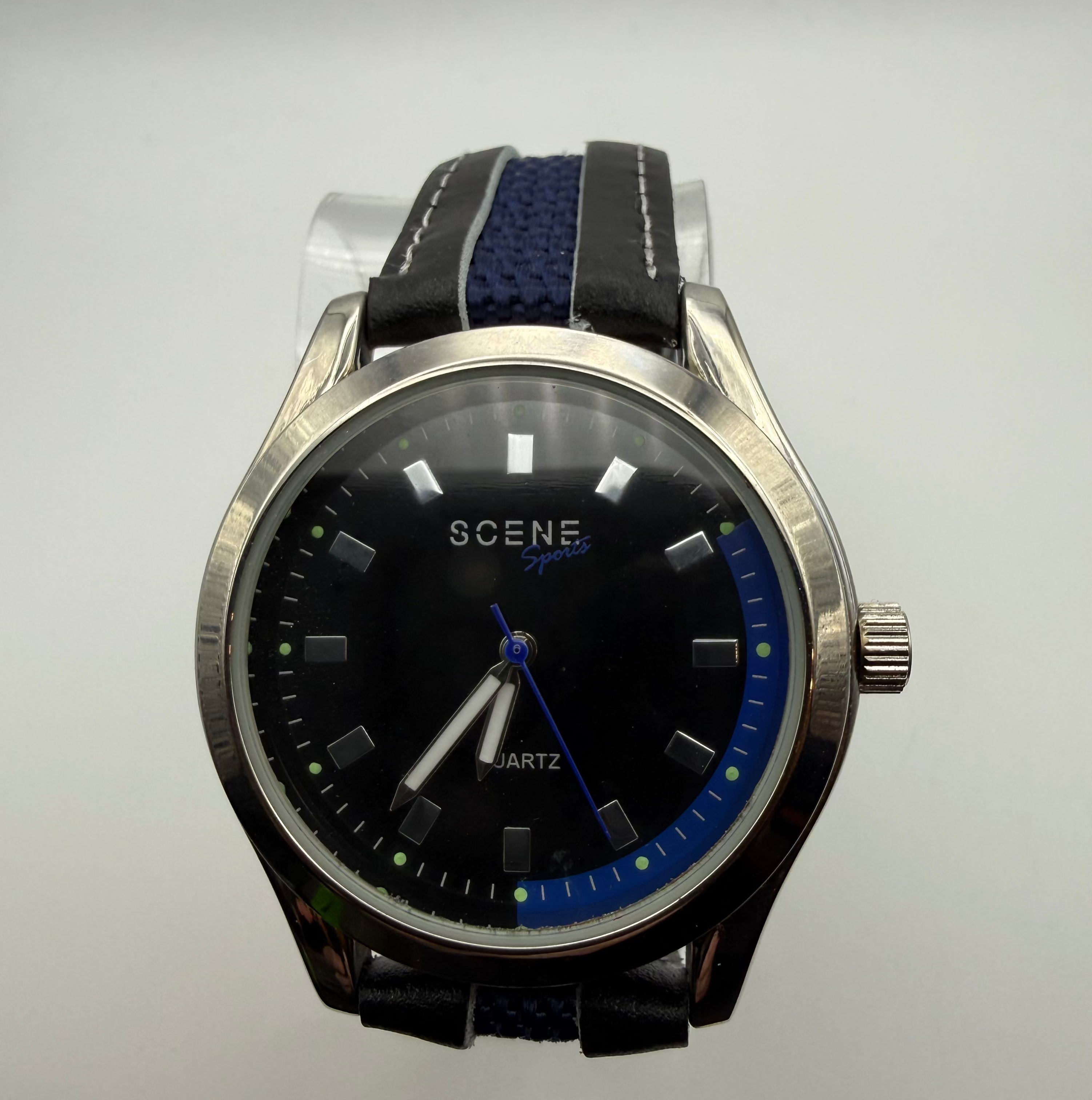 SCENE Sports Quartz Watch – Black Dial- £19.99