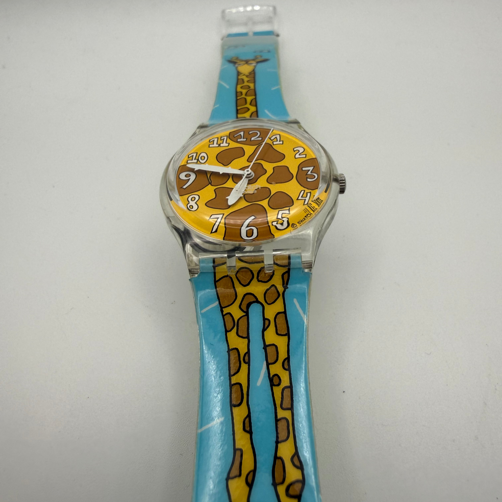 Swatch Giraffe Print Quartz Watch- £29.95