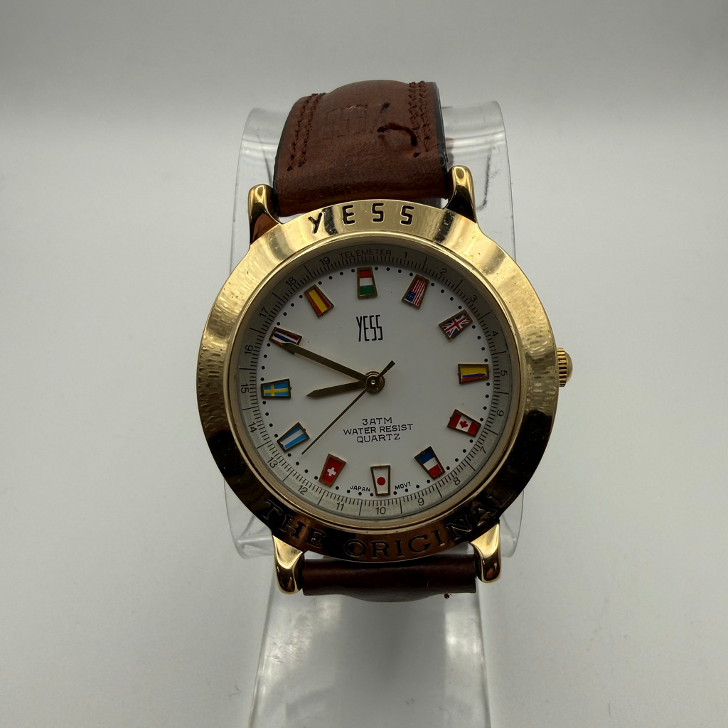 YESS “The Original Watch” World Flag Dial Quartz- £34.95