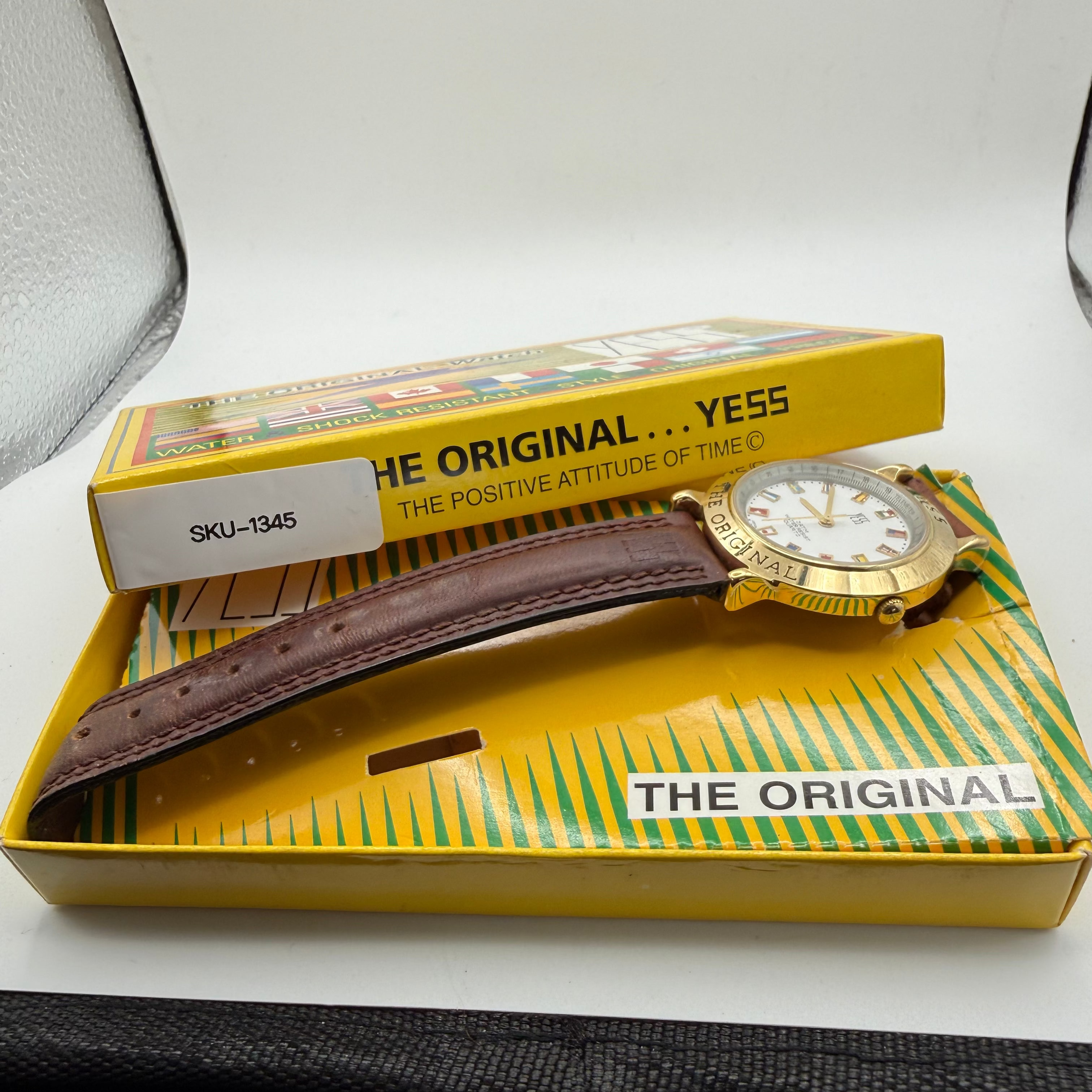 YESS “The Original Watch” World Flag Dial Quartz- £34.95