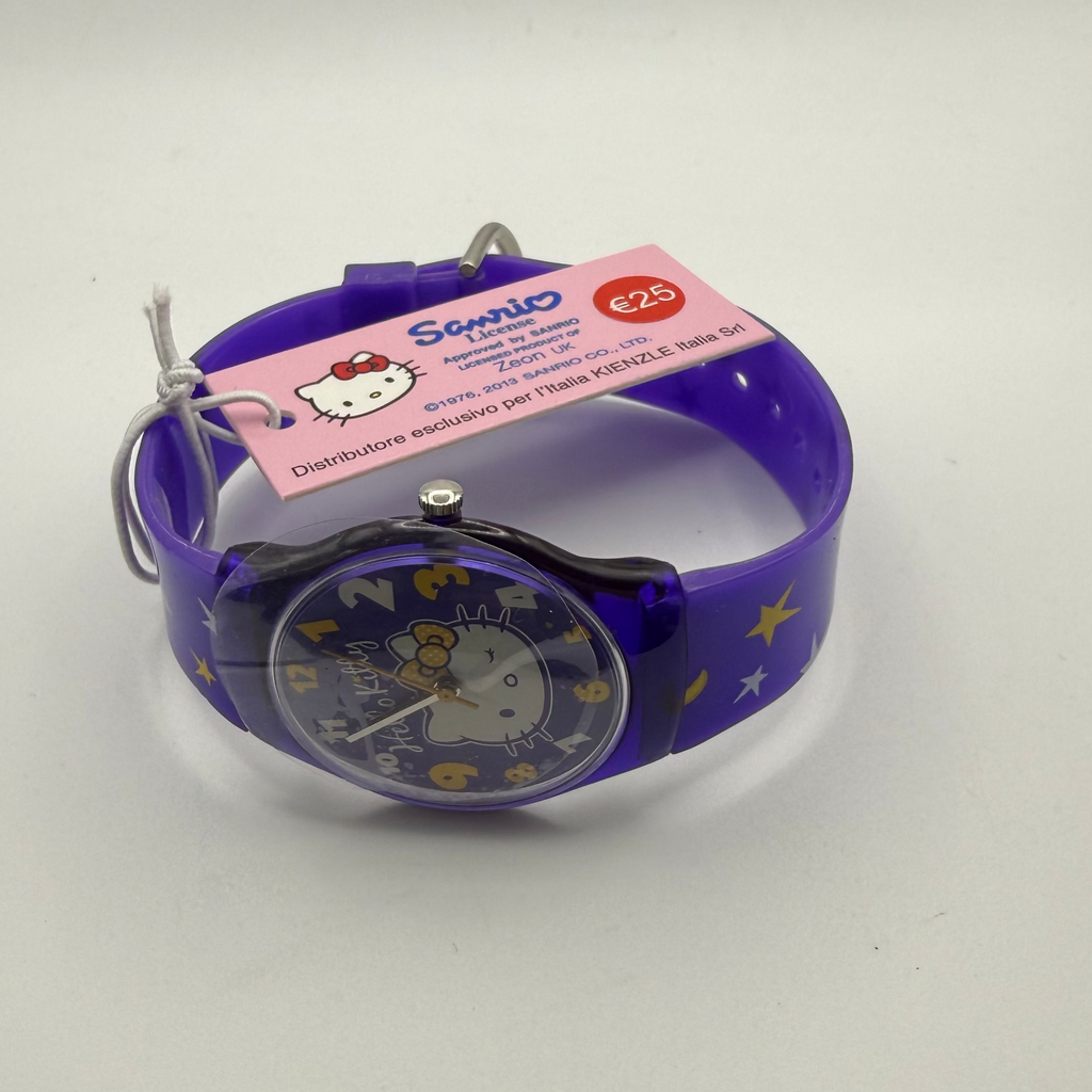 Hello Kitty Children's Quartz Watch – Purple Dial- £24.95