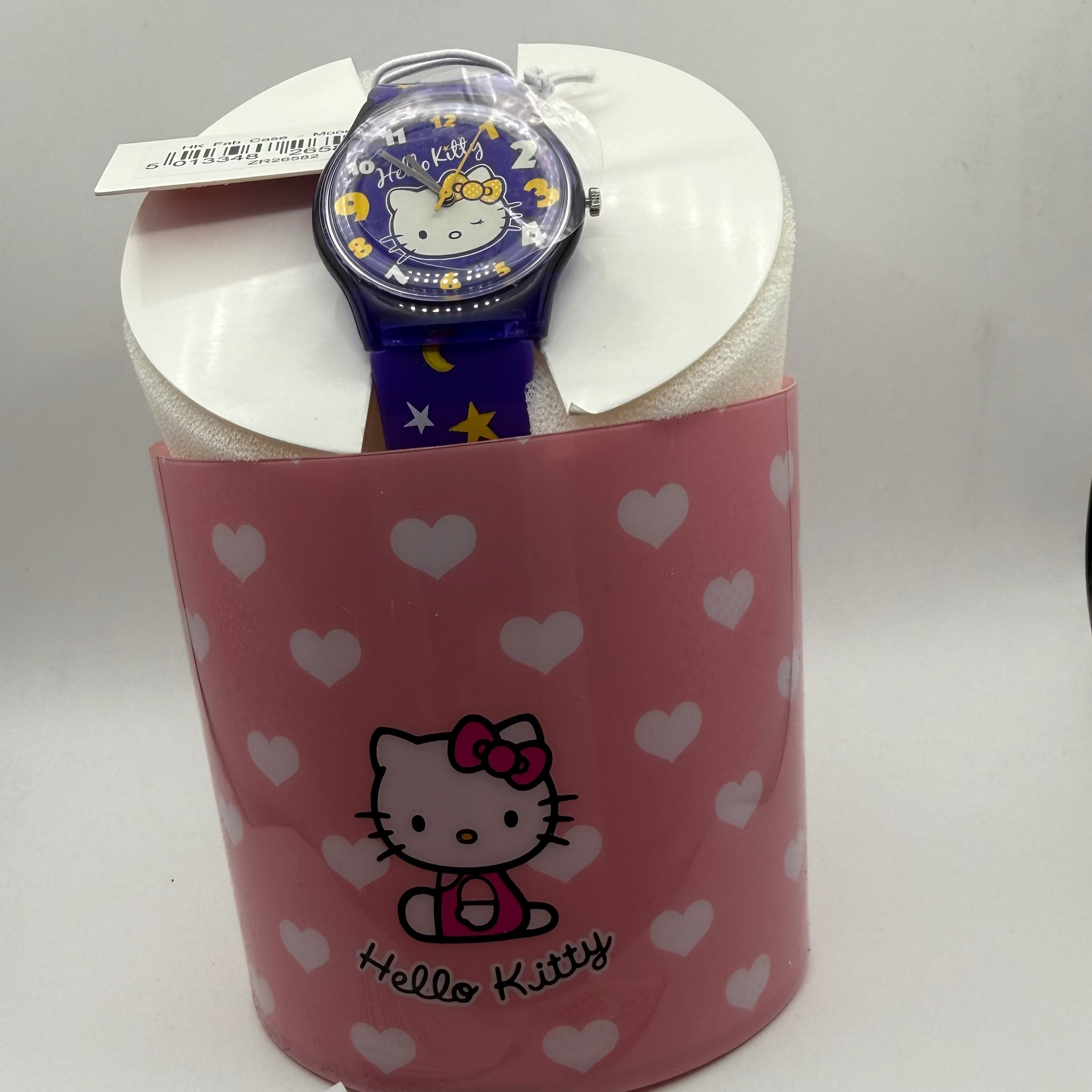 Hello Kitty Children's Quartz Watch – Purple Dial- £24.95