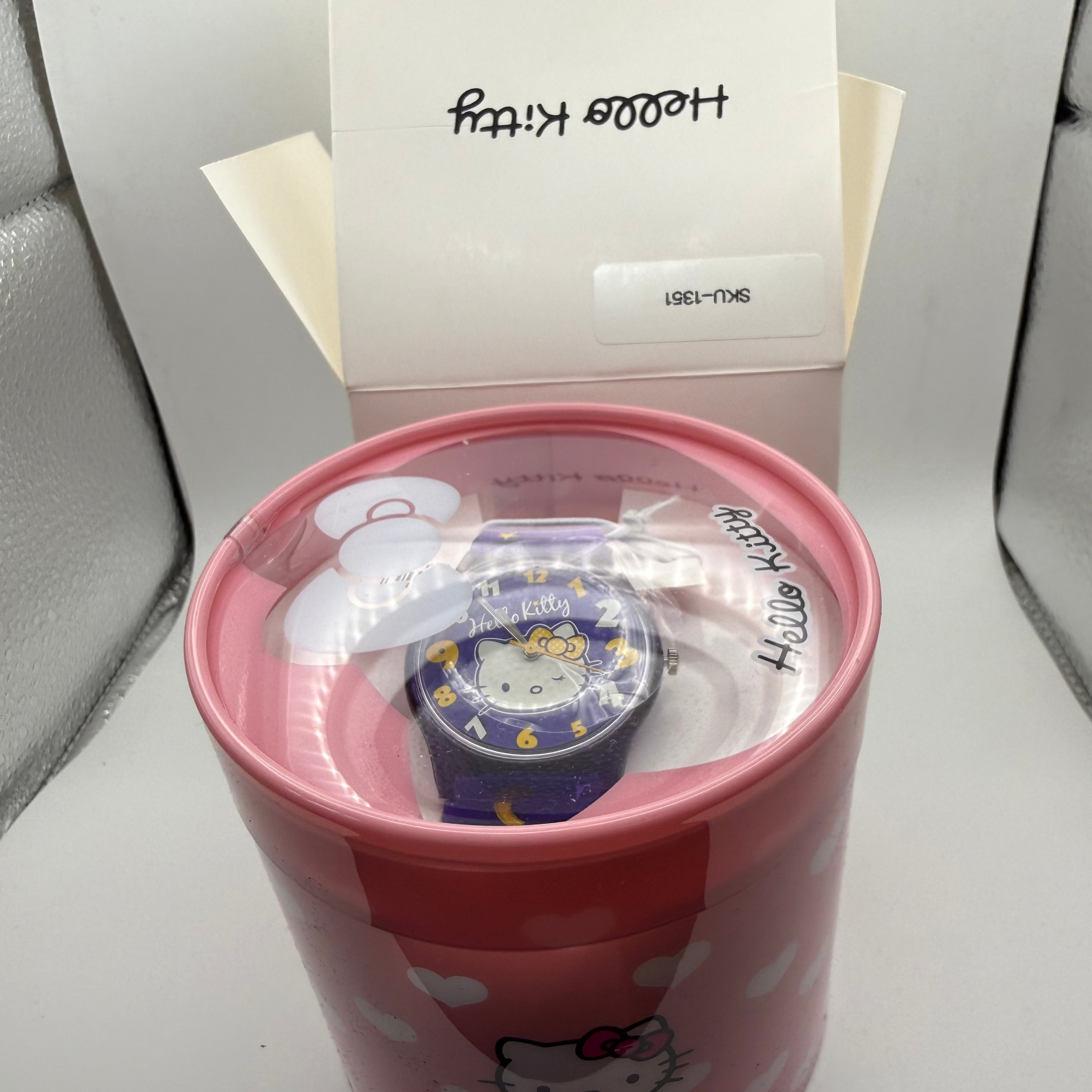 Hello Kitty Children's Quartz Watch – Purple Dial- £24.95