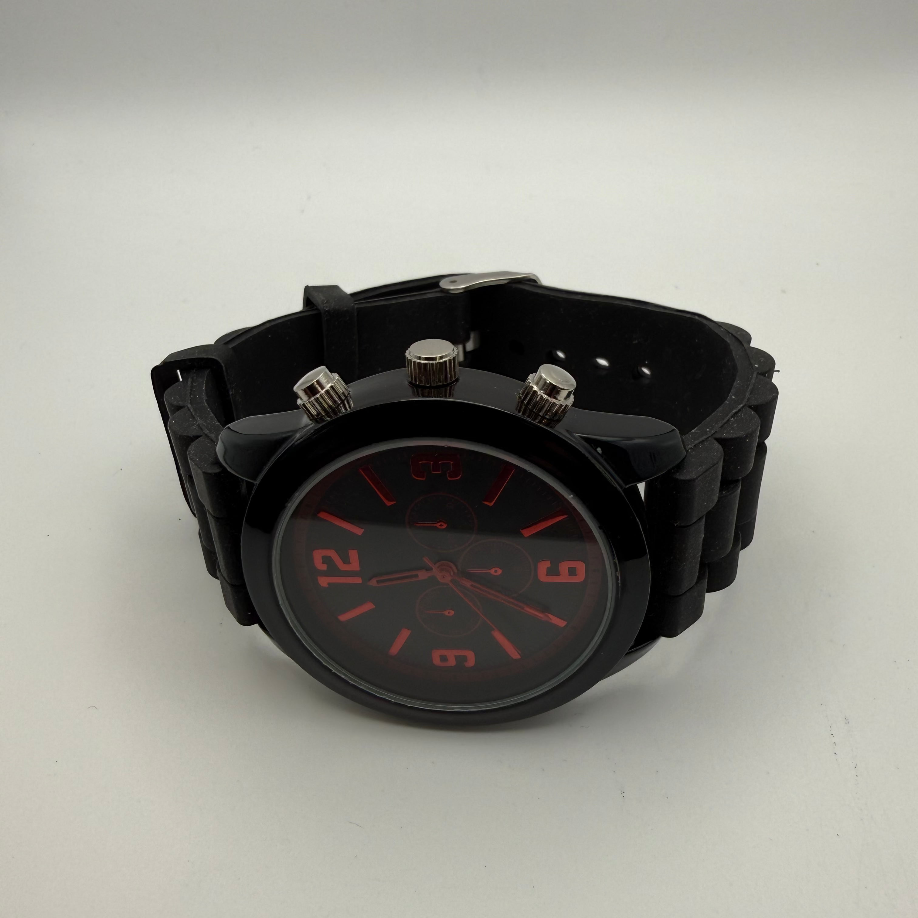 George Black & Red Chronograph-Style Watch0 £4.99