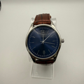 Minimalist Blue Dial Men’s Watch – Brown Leather Strap- £5.99