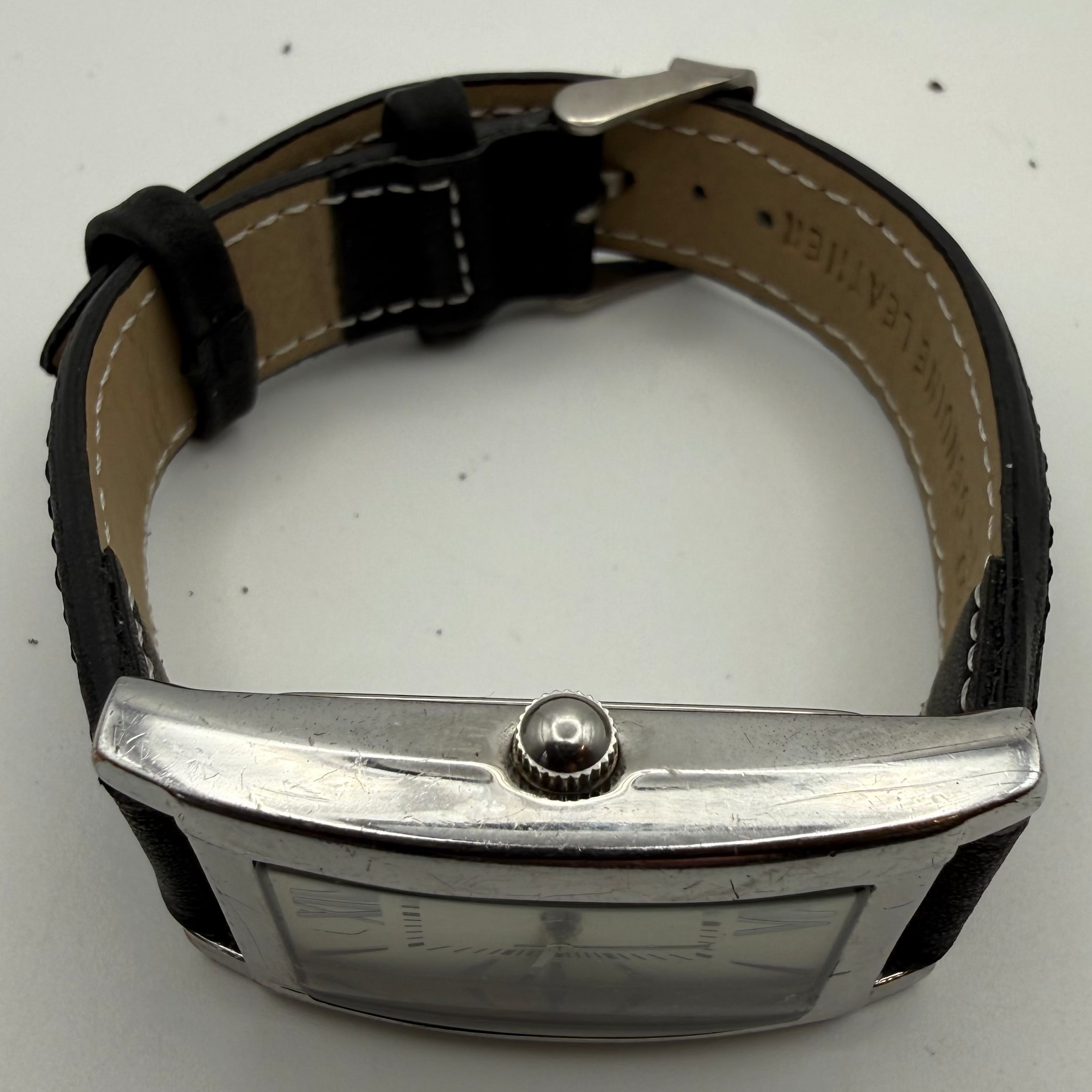 NEXT Rectangular Fashion Watch – Silver Tone Dial- £9.99