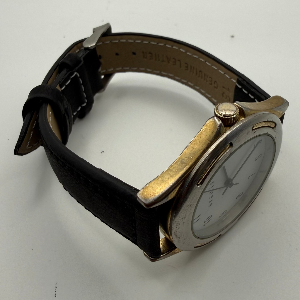 Aramis Classic Quartz Watch – Gold Tone | White Dial- £14.99