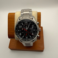 Citizen Eco-Drive Chronograph WR100 Black Dial Stainless Steel Men’s Watch- £139.95