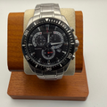 Citizen Eco-Drive Chronograph Black Dial Stainless Steel- £119.99