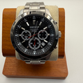 Seiko Chronograph 100M – Black Dial Stainless Steel (4T53-00C0)- £149.99