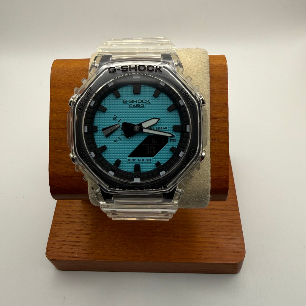 Casio G-Shock GA-2100 Clear Blue Dial Full Set- £69.99