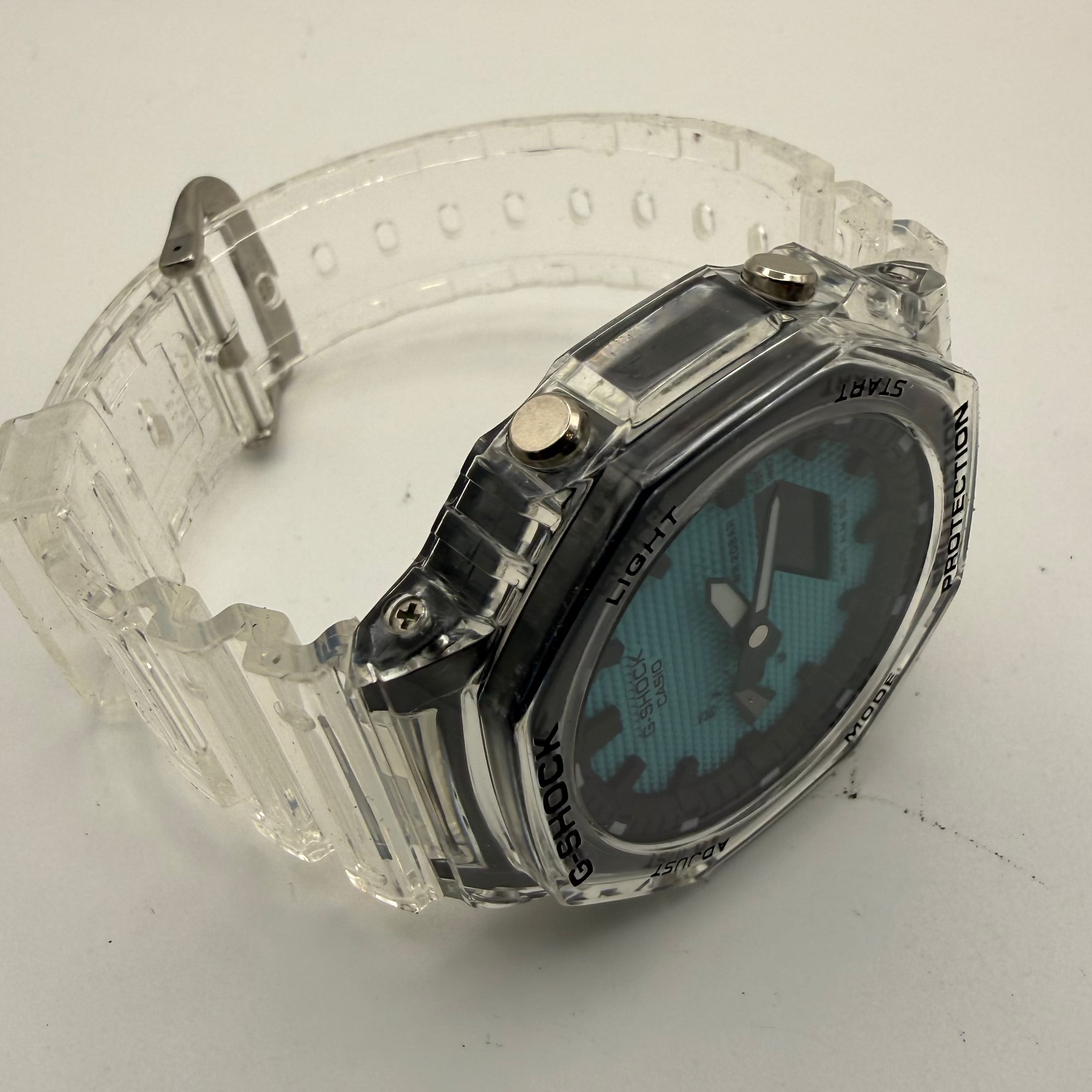 Casio G-Shock GA-2100 Clear Blue Dial Full Set- £69.99