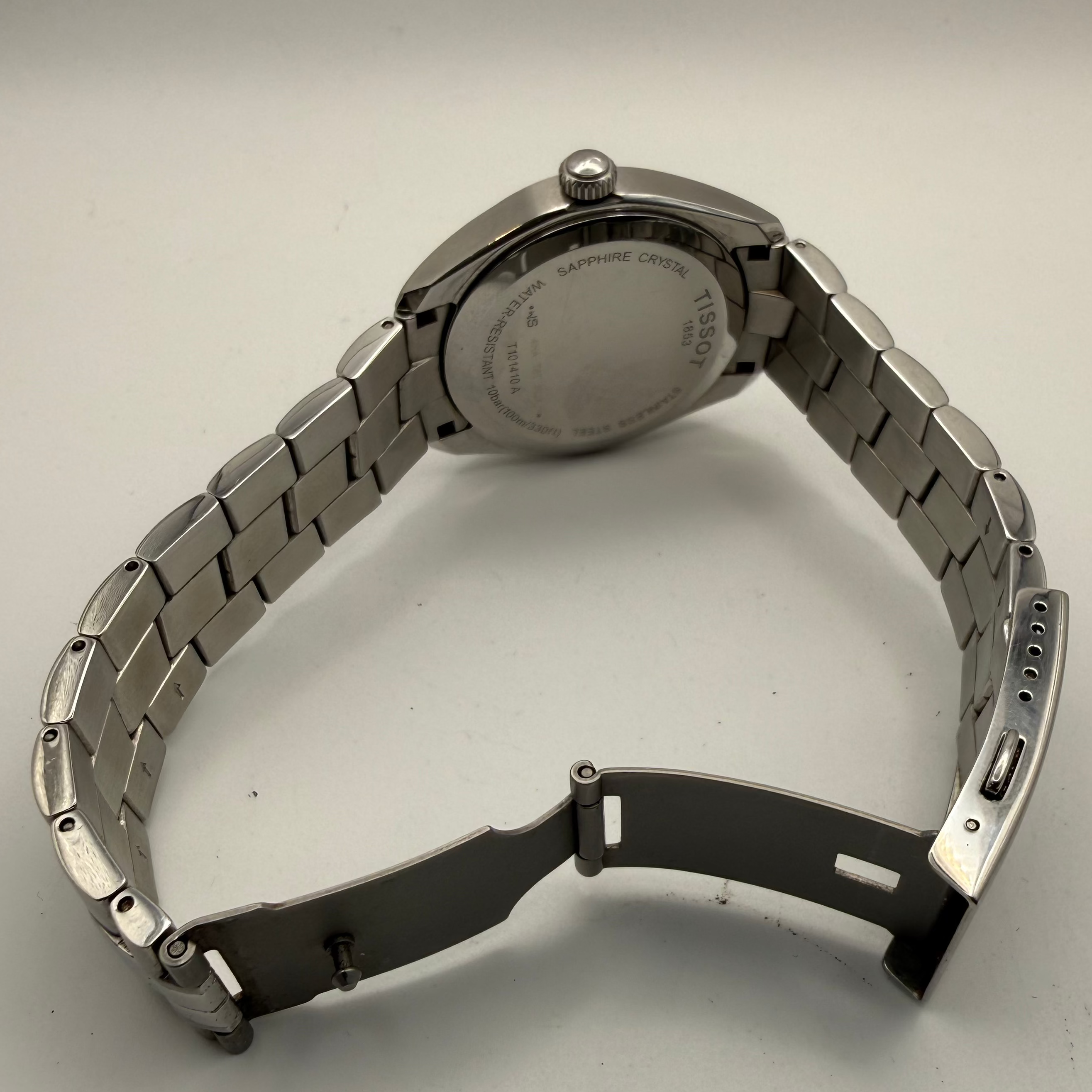Tissot PR100 Blue Dial Quartz Watch – 41mm – Stainless Steel – Full Set- £189.99