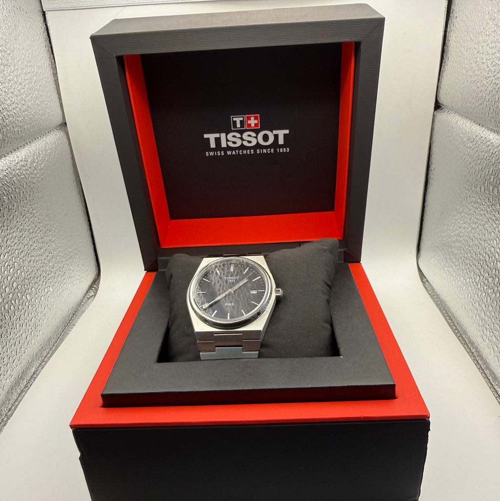 Tissot PRX Quartz Black Dial Stainless Steel Watch- £295.00