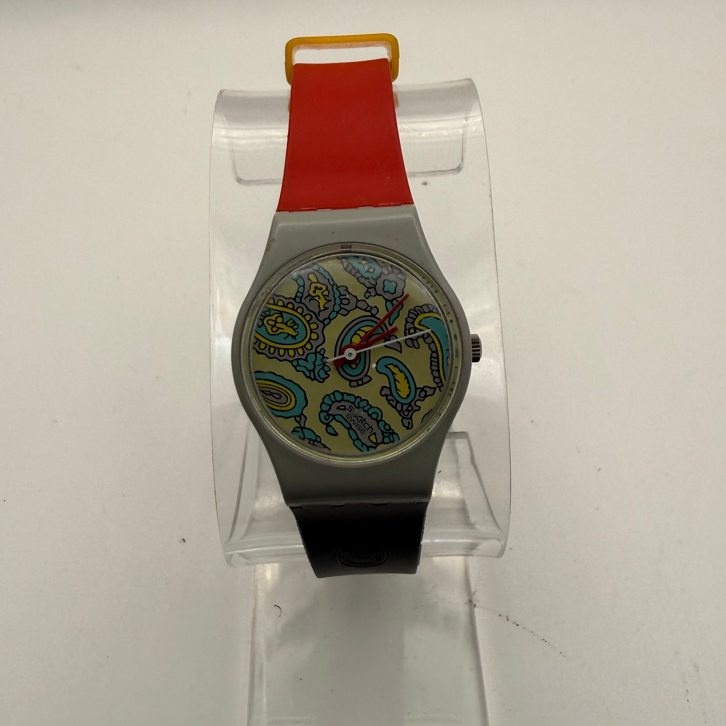 Vintage Swatch Lady Paisley Dial Watch – Ref. 540 – Original Box- £44.99