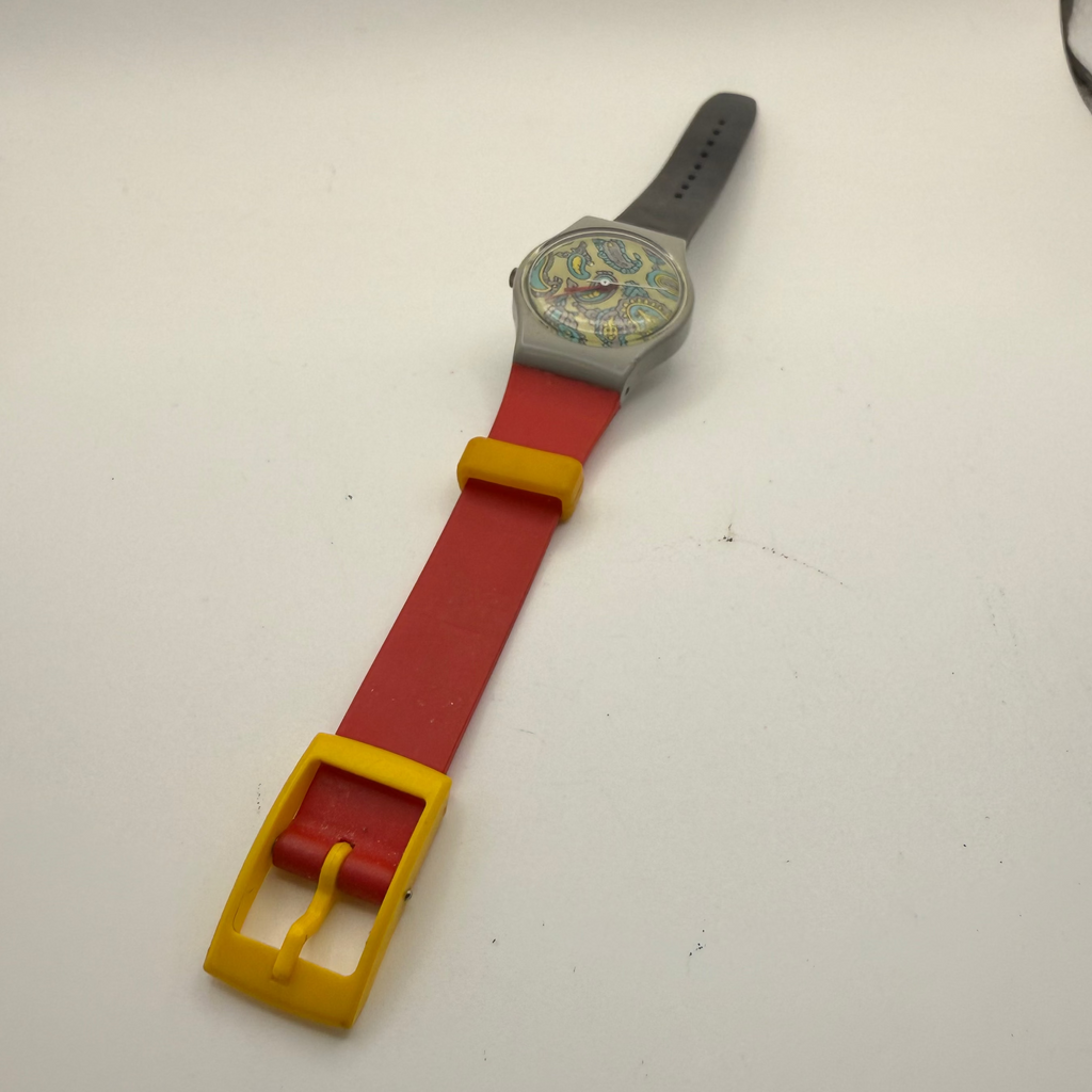 Vintage Swatch Lady Paisley Dial Watch – Ref. 540 – Original Box- £44.99