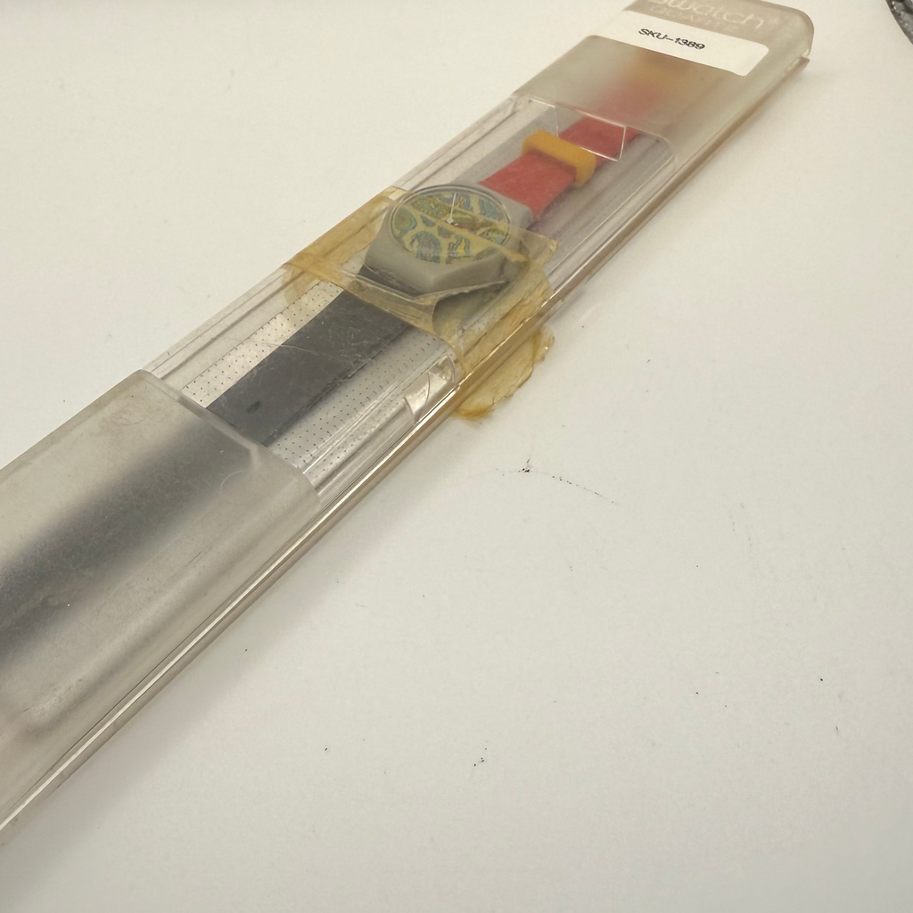 Vintage Swatch Lady Paisley Dial Watch – Ref. 540 – Original Box- £44.99