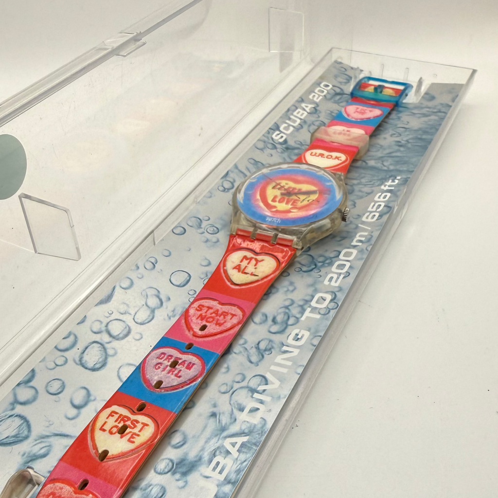 Vintage Swatch “Time for Love” Watch – 1998 – New Battery Fitted- £69.99