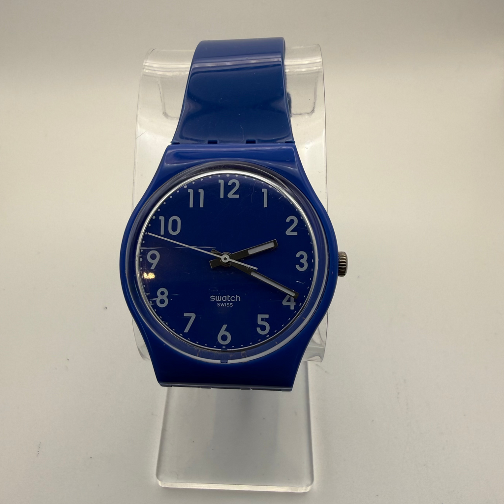 Swatch Swiss Blue Dial Quartz Watch- £24.99