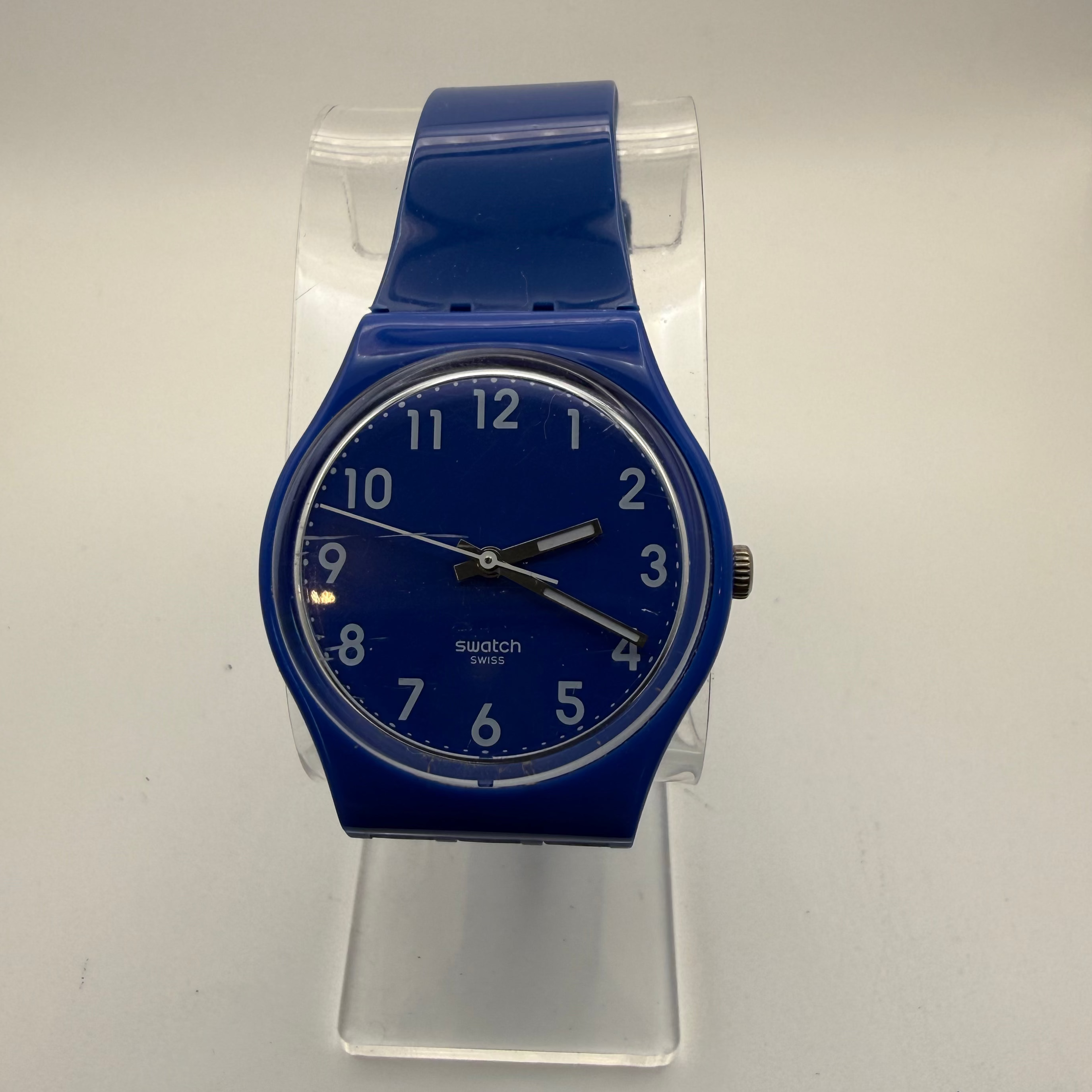 Swatch Swiss Blue Dial Quartz Watch- £24.99