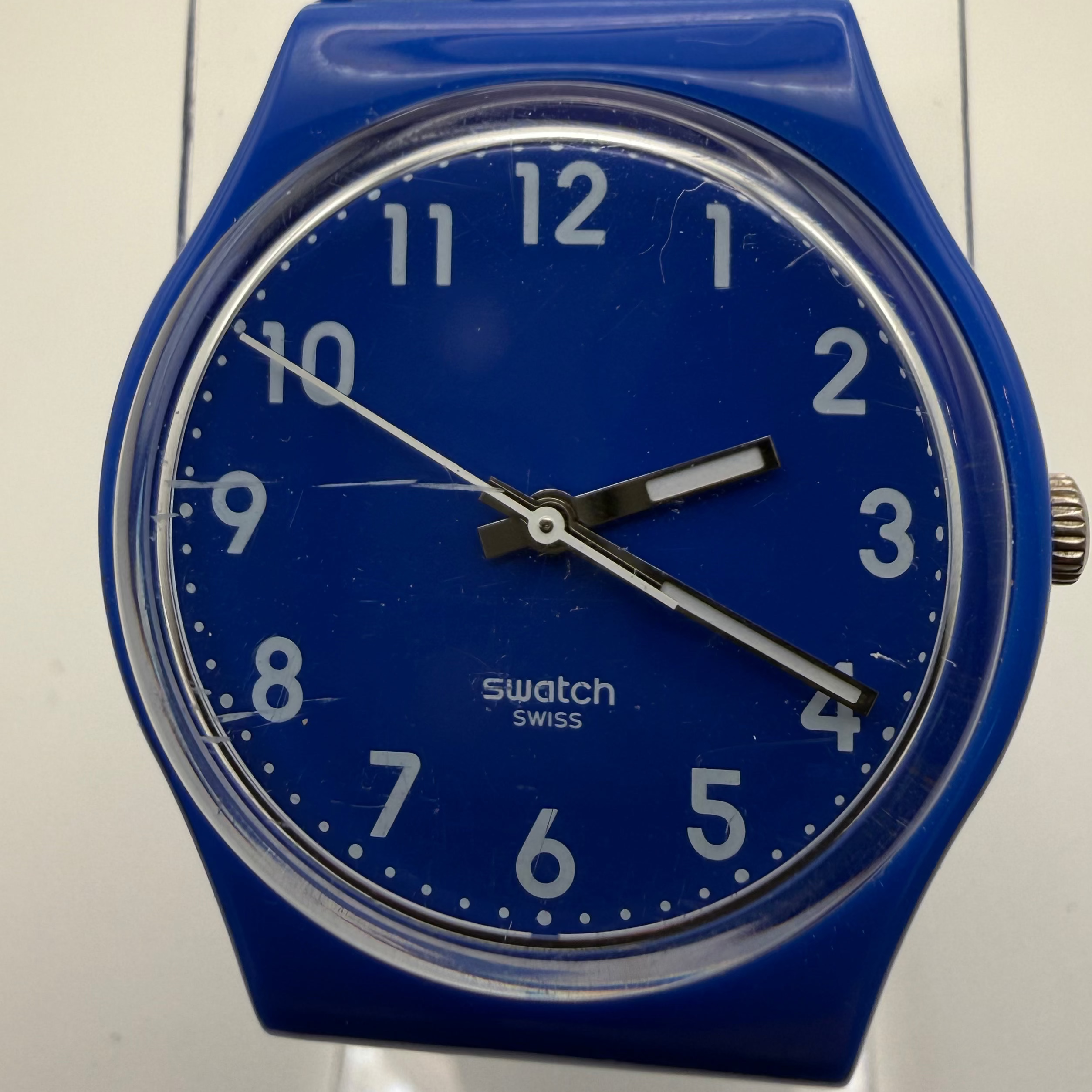 Swatch Swiss Blue Dial Quartz Watch- £24.99