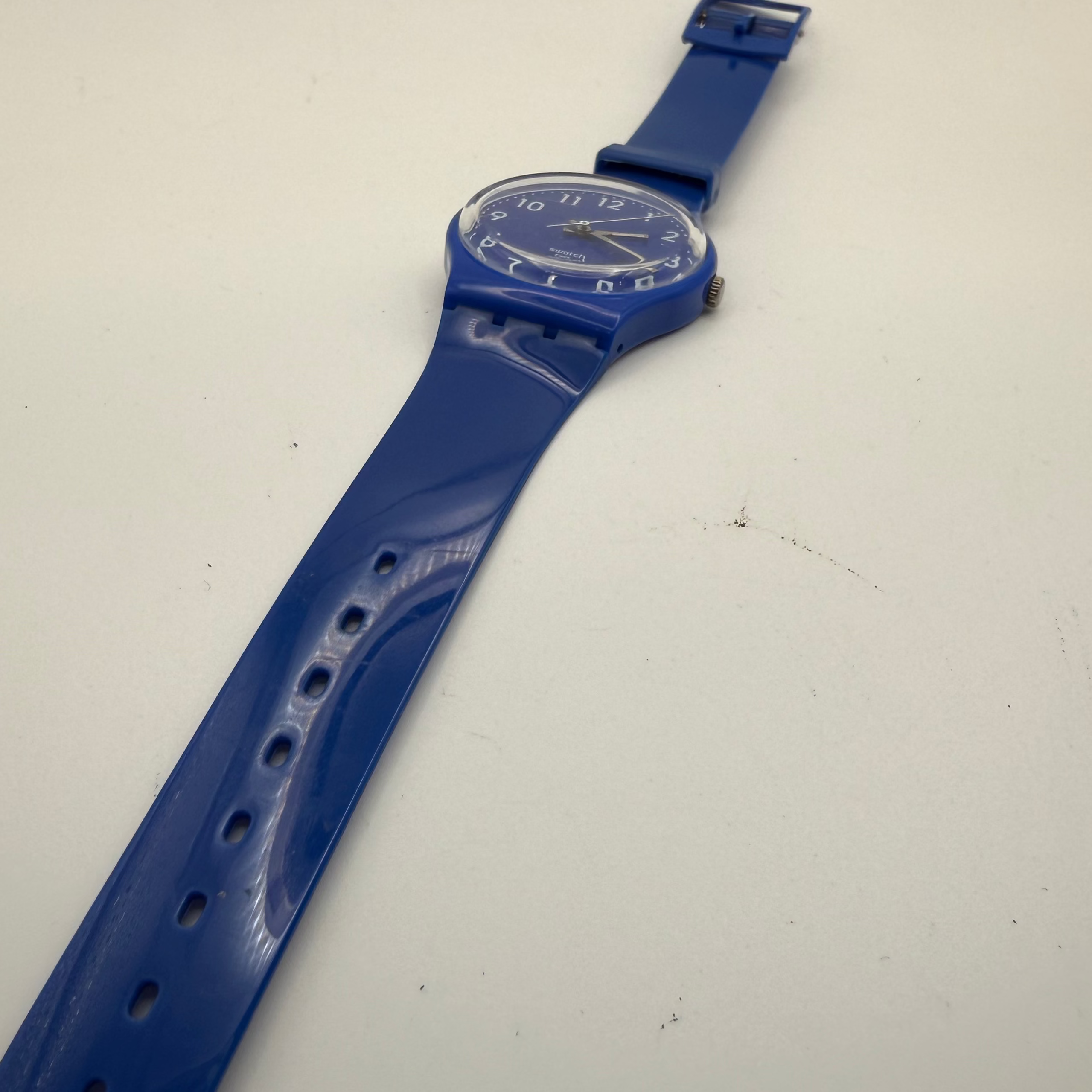 Swatch Swiss Blue Dial Quartz Watch- £24.99