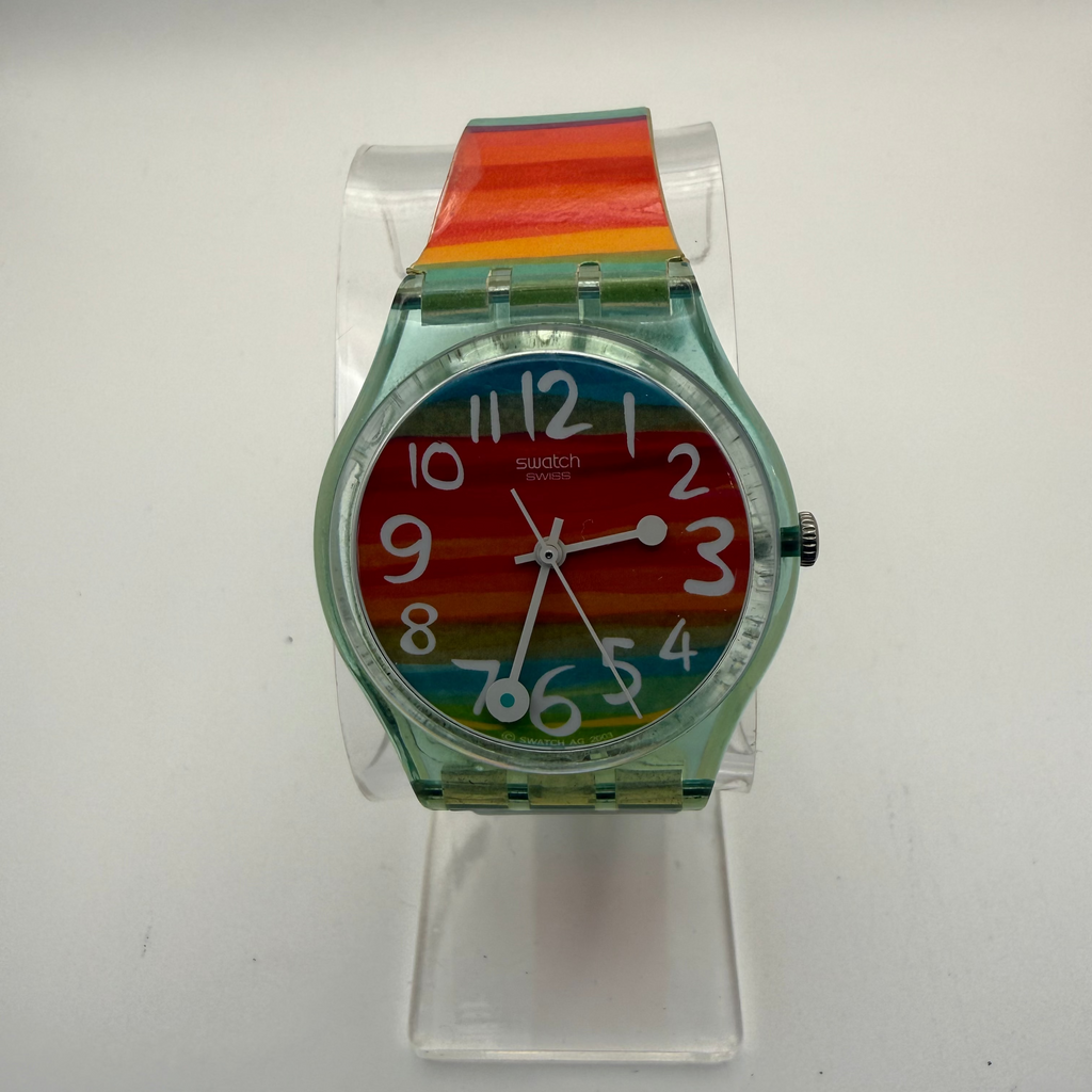 Swatch Swiss Rainbow Dial Watch- £29.99