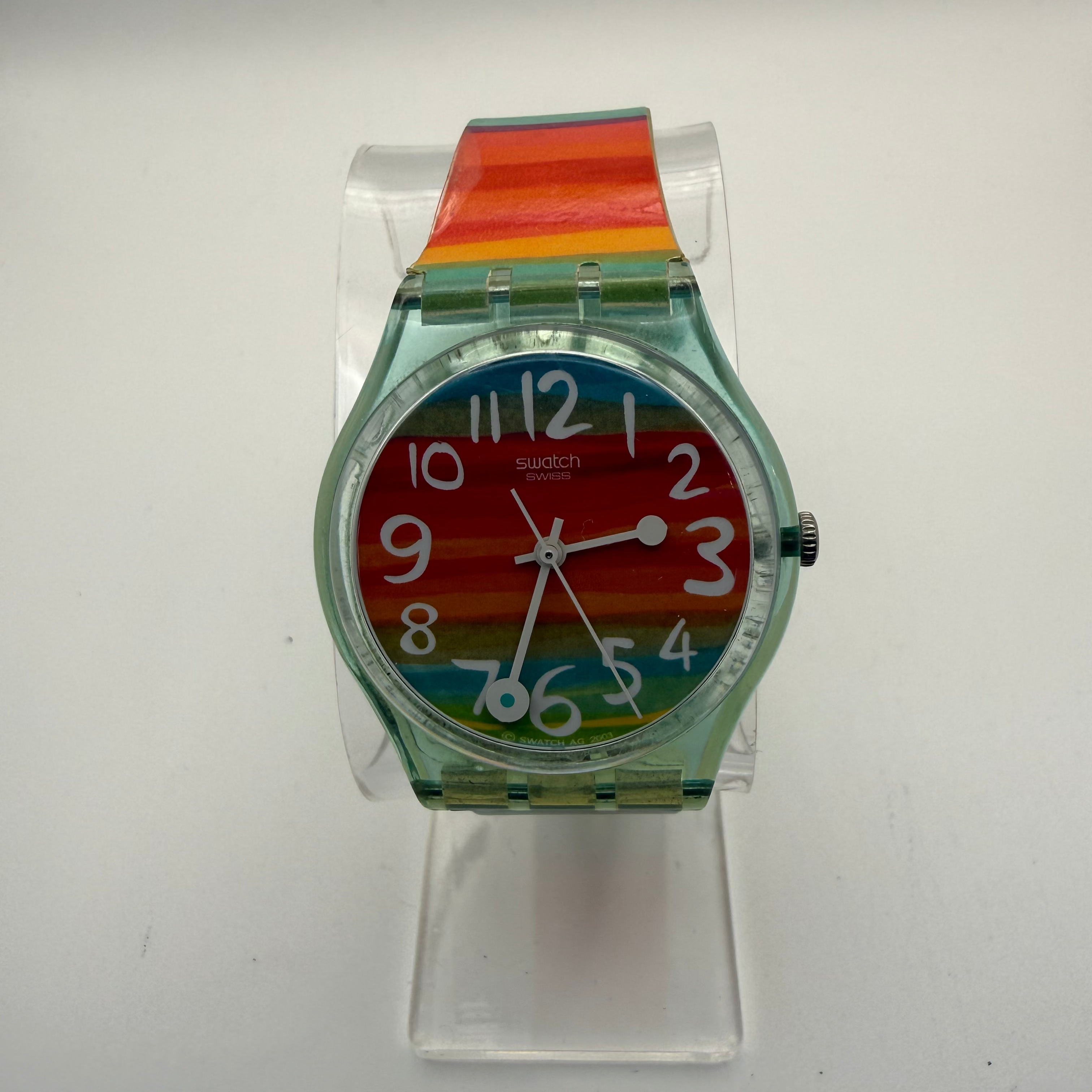 Swatch Swiss Rainbow Dial Watch- £29.99