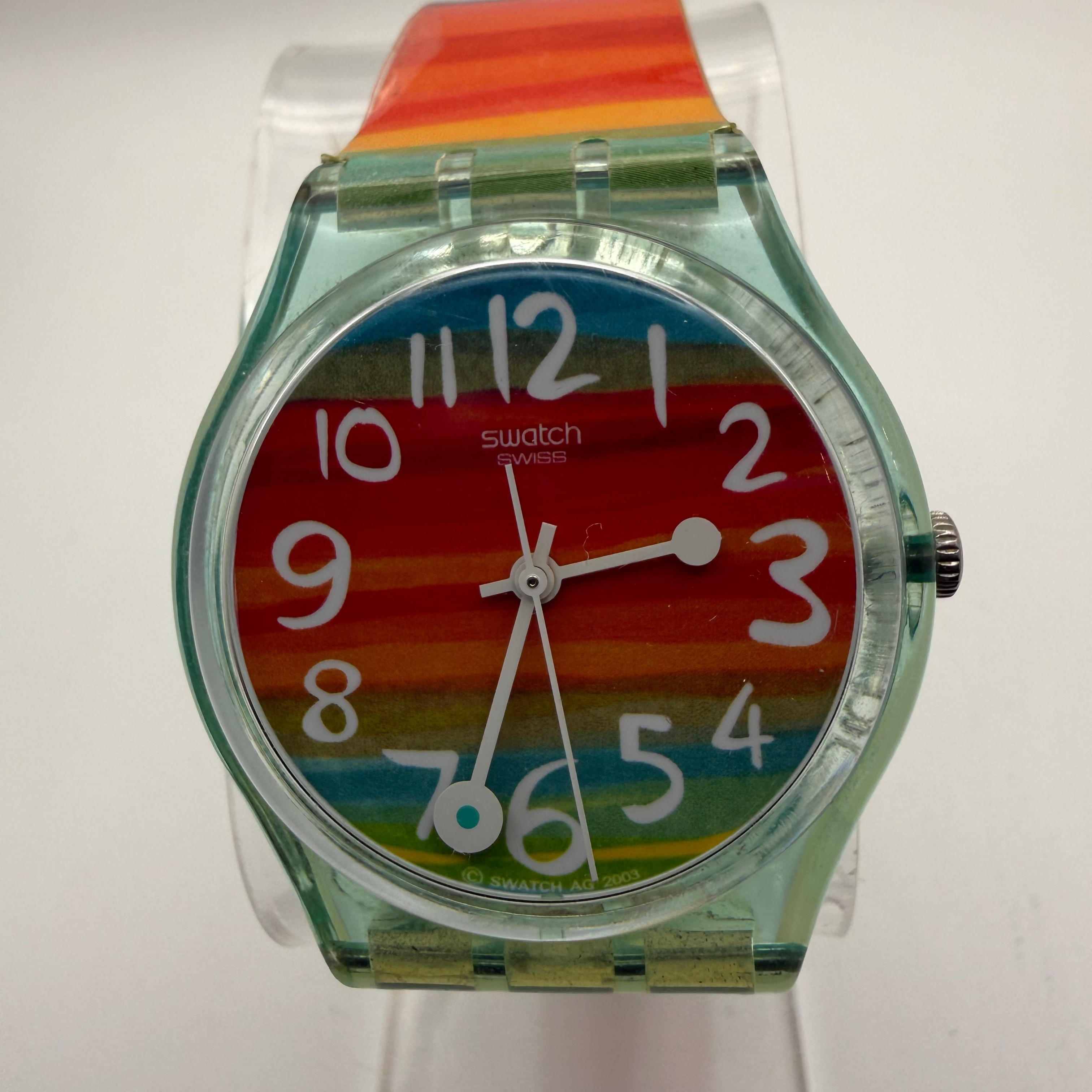 Swatch Swiss Rainbow Dial Watch- £29.99