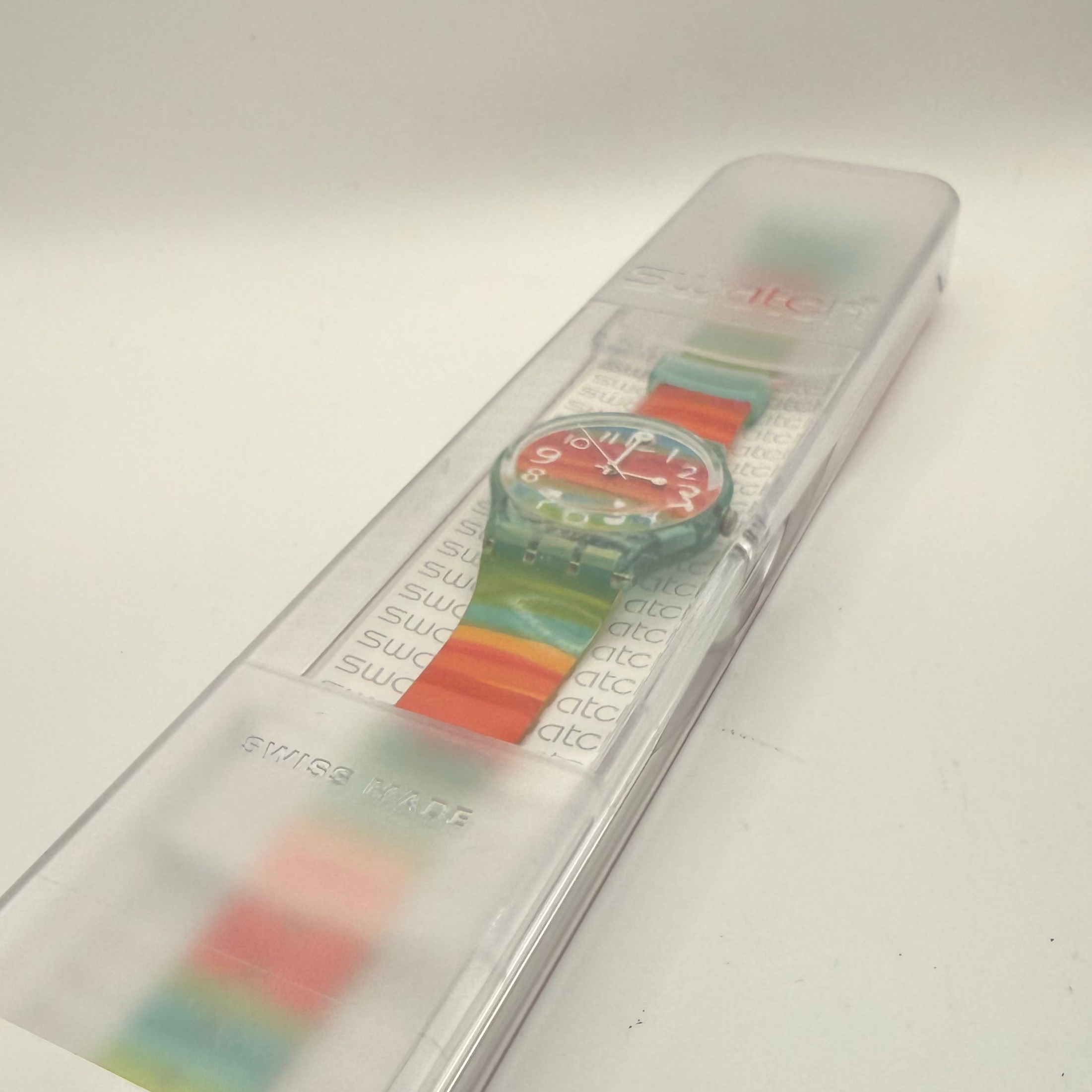 Swatch Swiss Rainbow Dial Watch- £29.99