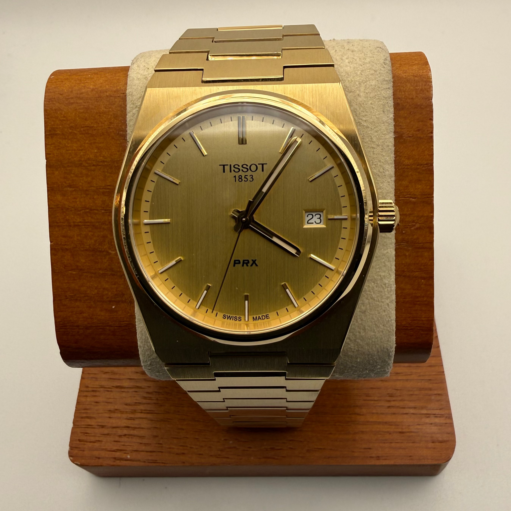 Tissot PRX Gold Tone Quartz 40mm Date Watch- £299.99