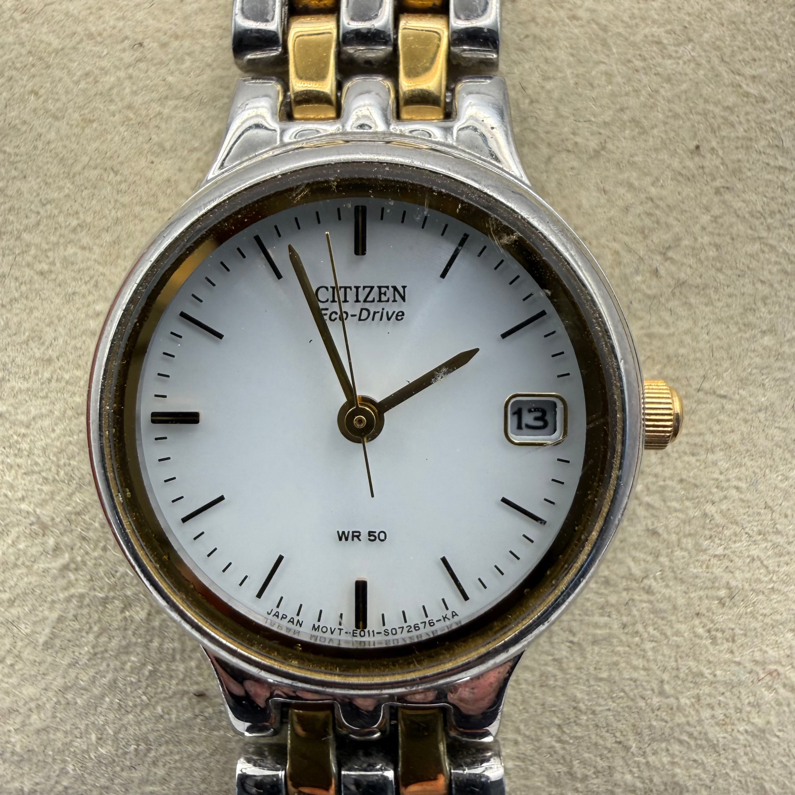 Citizen Eco-Drive Two-Tone Ladies Watch – Date, WR50- £39.95