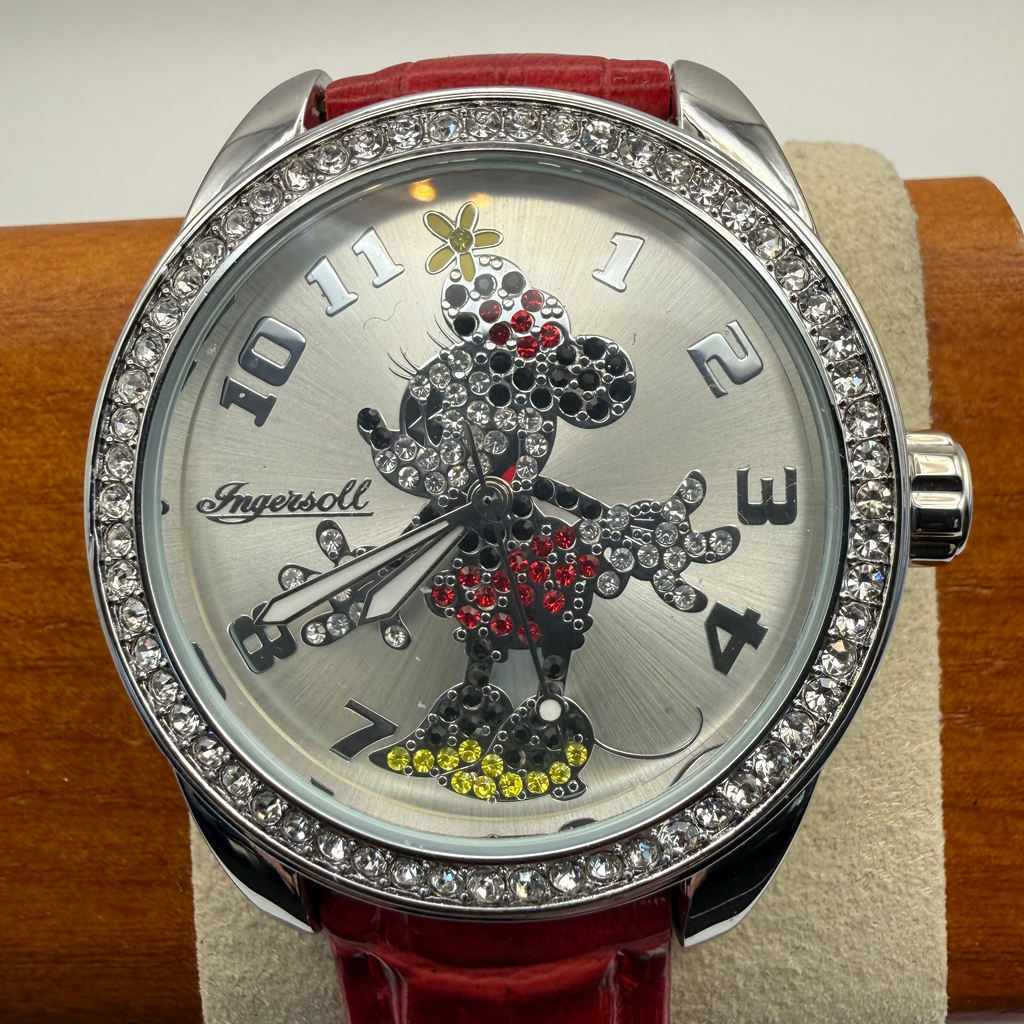 Disney Ingersoll Minnie Mouse Crystal Bezel Watch- £29.95