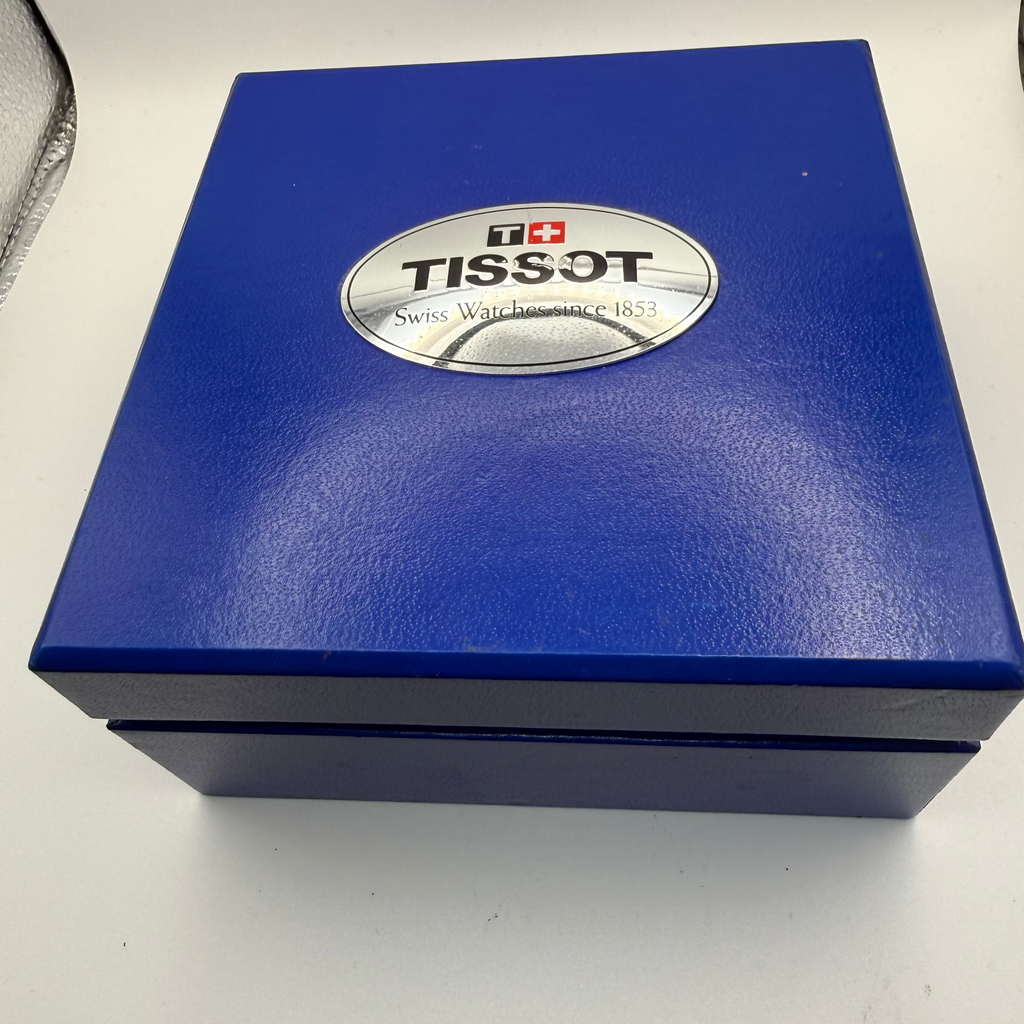 Tissot Ladies Rectangular Black Dial Diamond Dot Bracelet Watch- £119.99