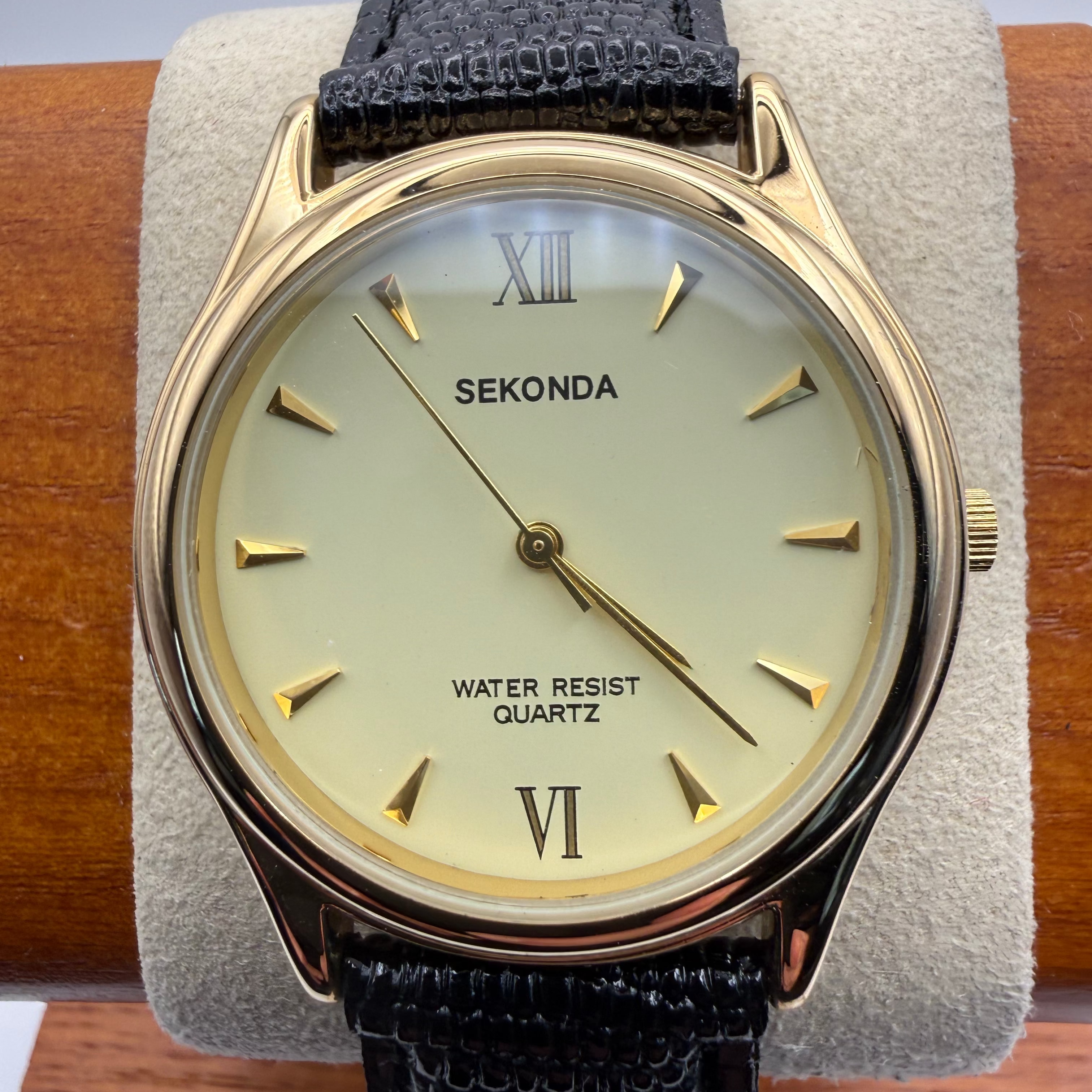 Sekonda Gold Tone Quartz Dress Watch – Boxed – Classic Roman Dial- £19.99